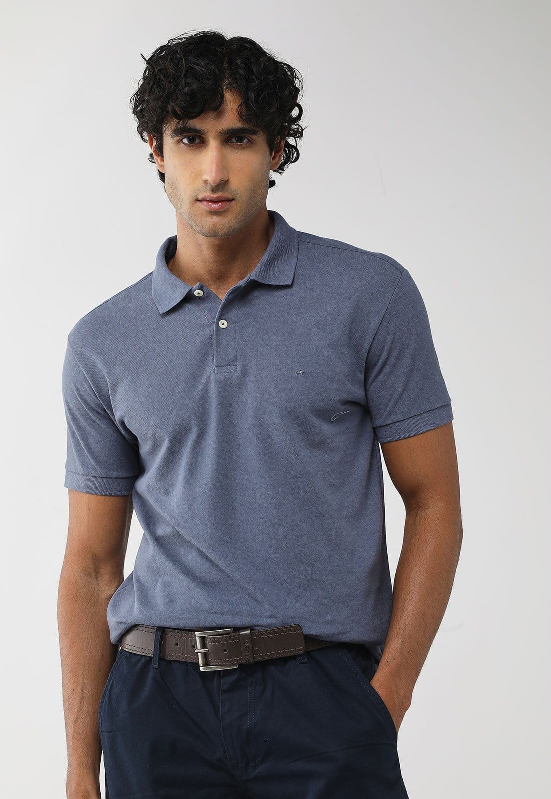 Polo Masculina Aramis Logo Bordado