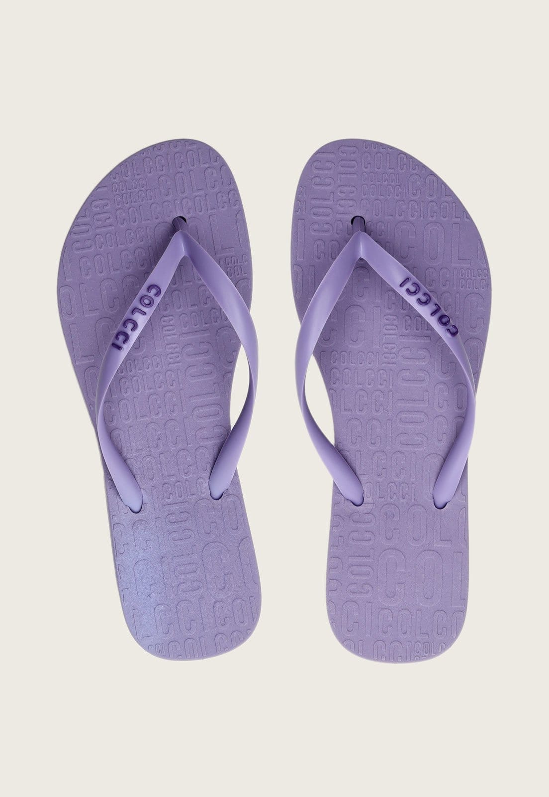 Vista principal Chinelo Colcci Logo Lilás Colcci roxo
