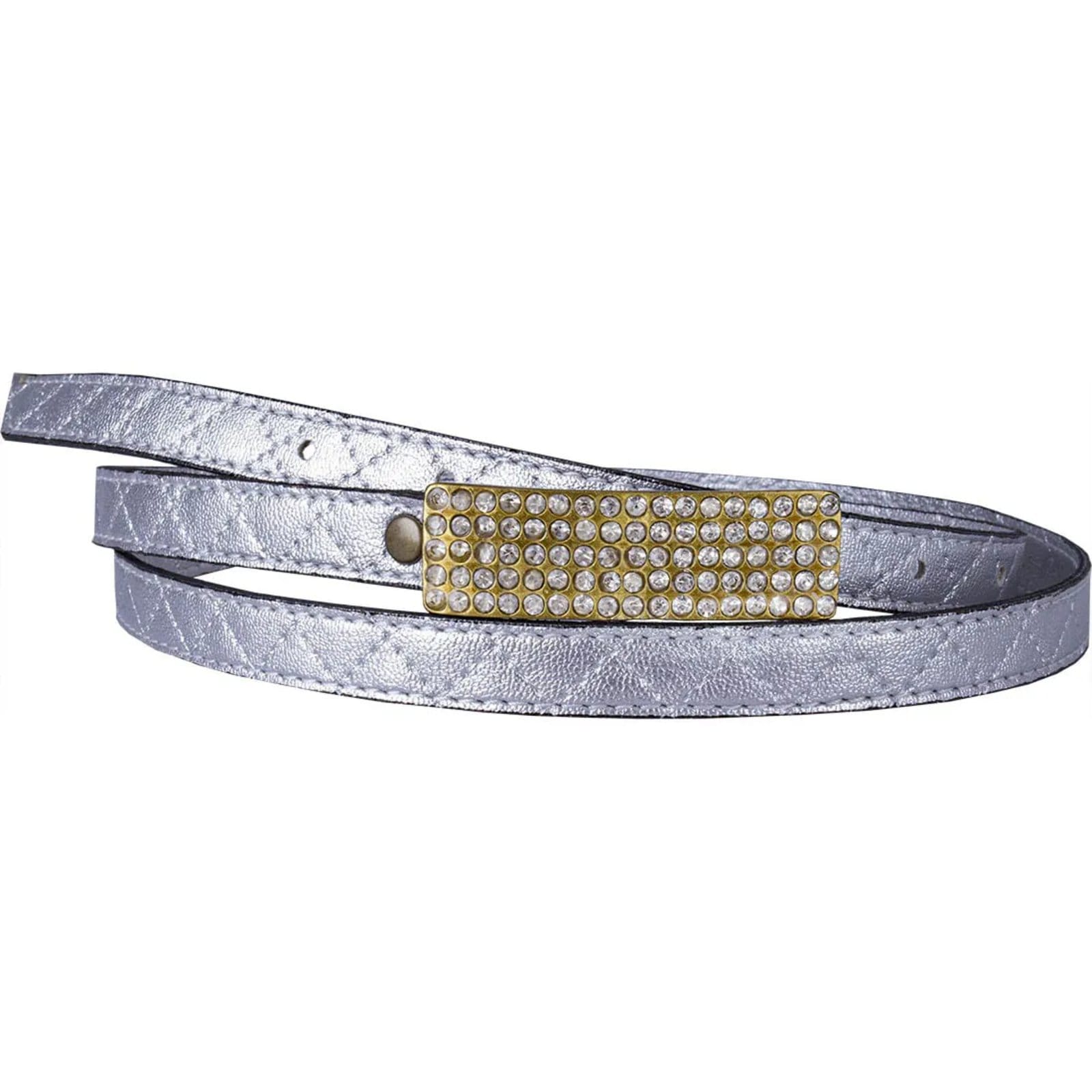 Cinto Feminino Strass Artlux FM7710 Cinza Claro - 2