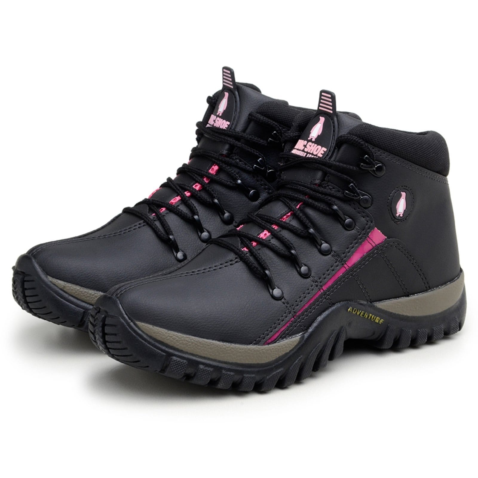 Bota Adventure Yes Basic Feminina para Trilha Trekking Confortável Preto