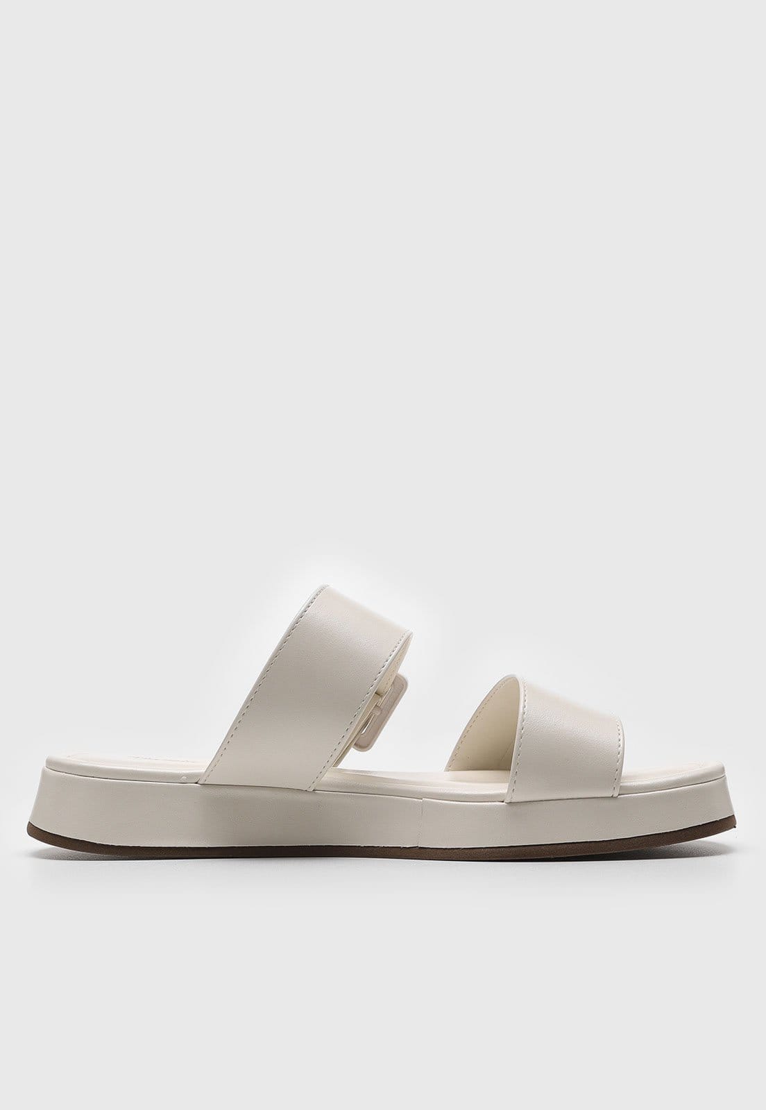 Vista 2 Rasteira Papete Via Mia Lisa Off-White Via Mia off-white white