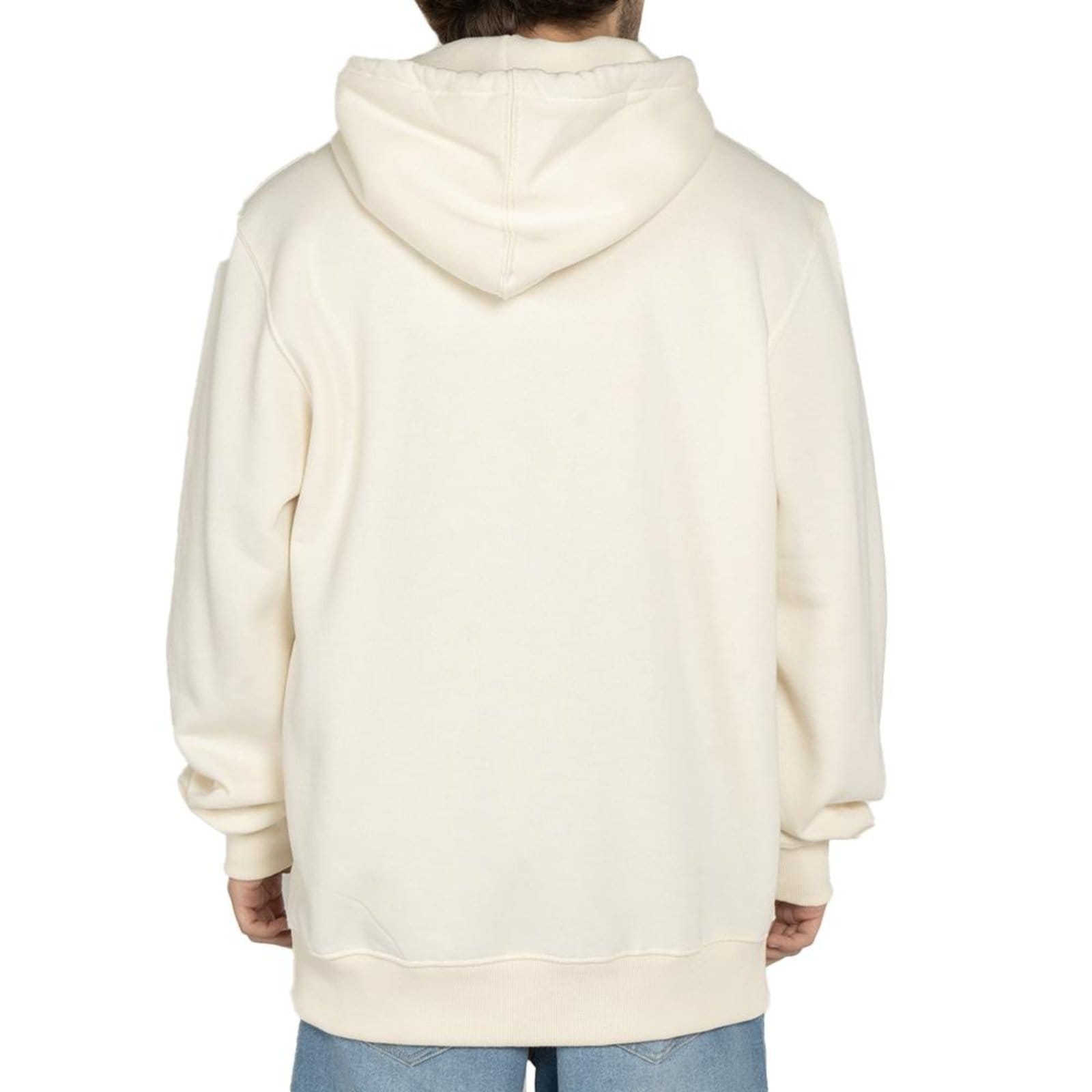 Moletom Quiksilver Canguru Typed Out Arch 18 W25 Off White