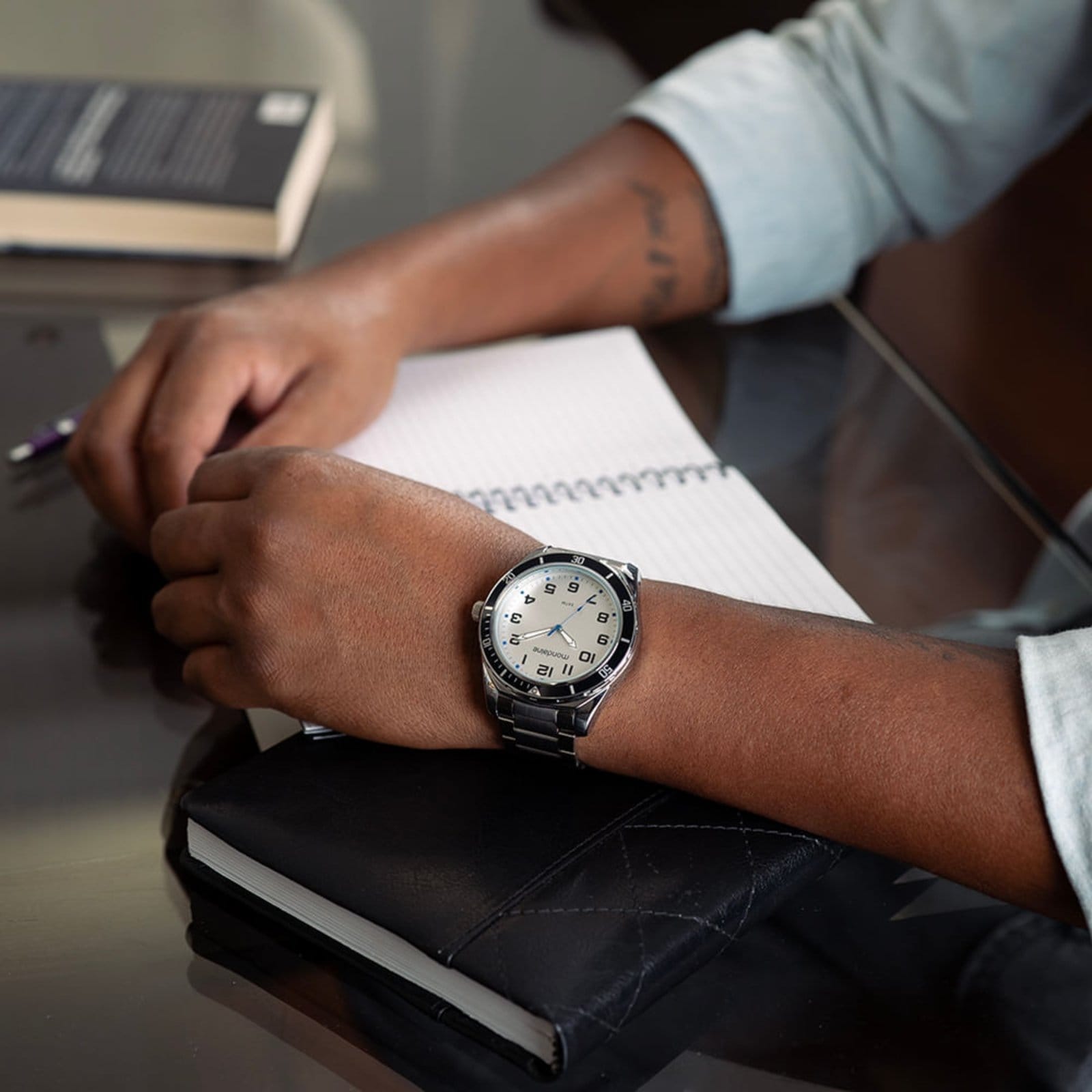 Vista 2 Relógio Masculino Clássico Robusto Mondaine prata