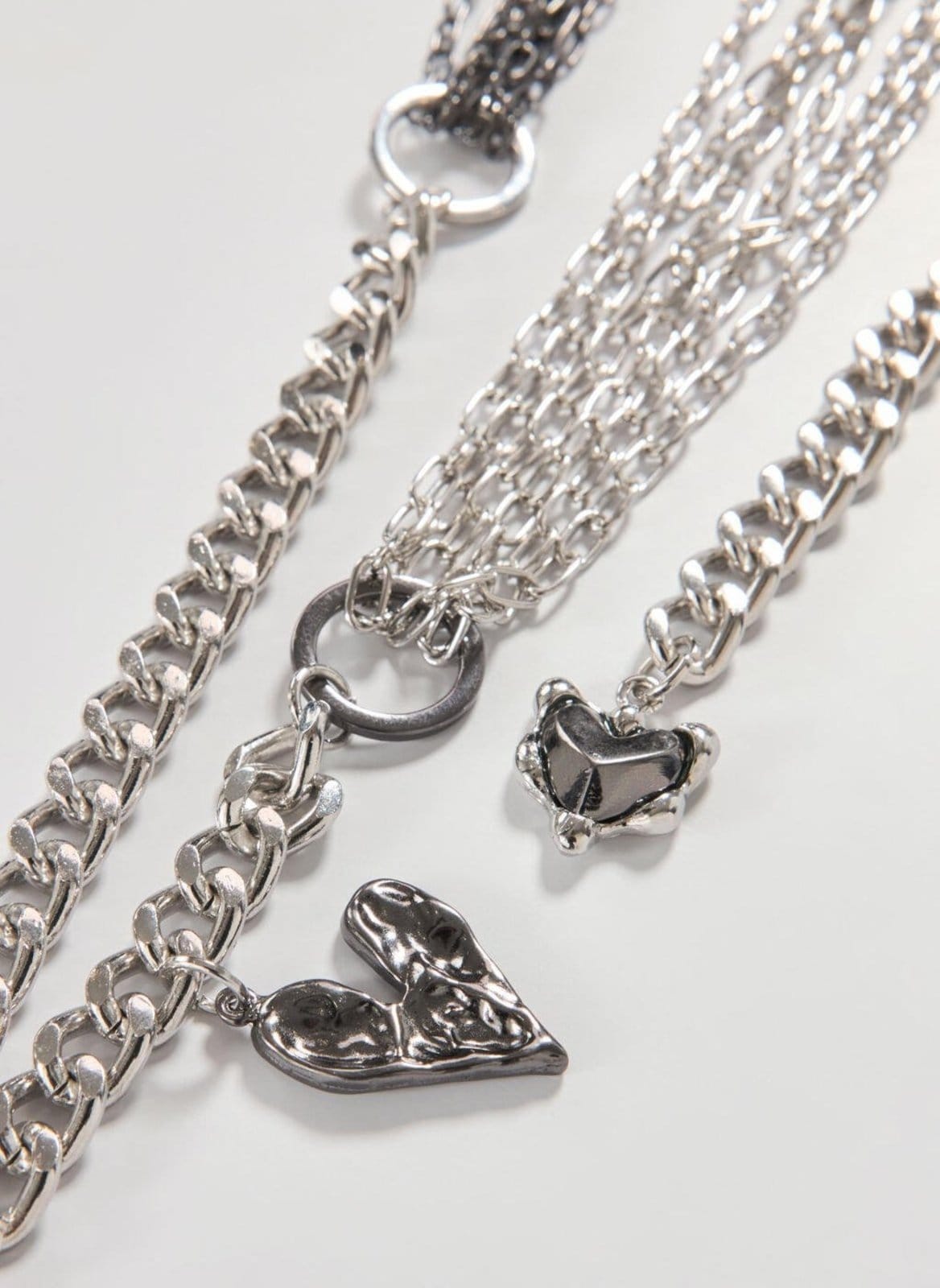 Vista 2 Cinto Bodychain Mix Correntes Youcom prata