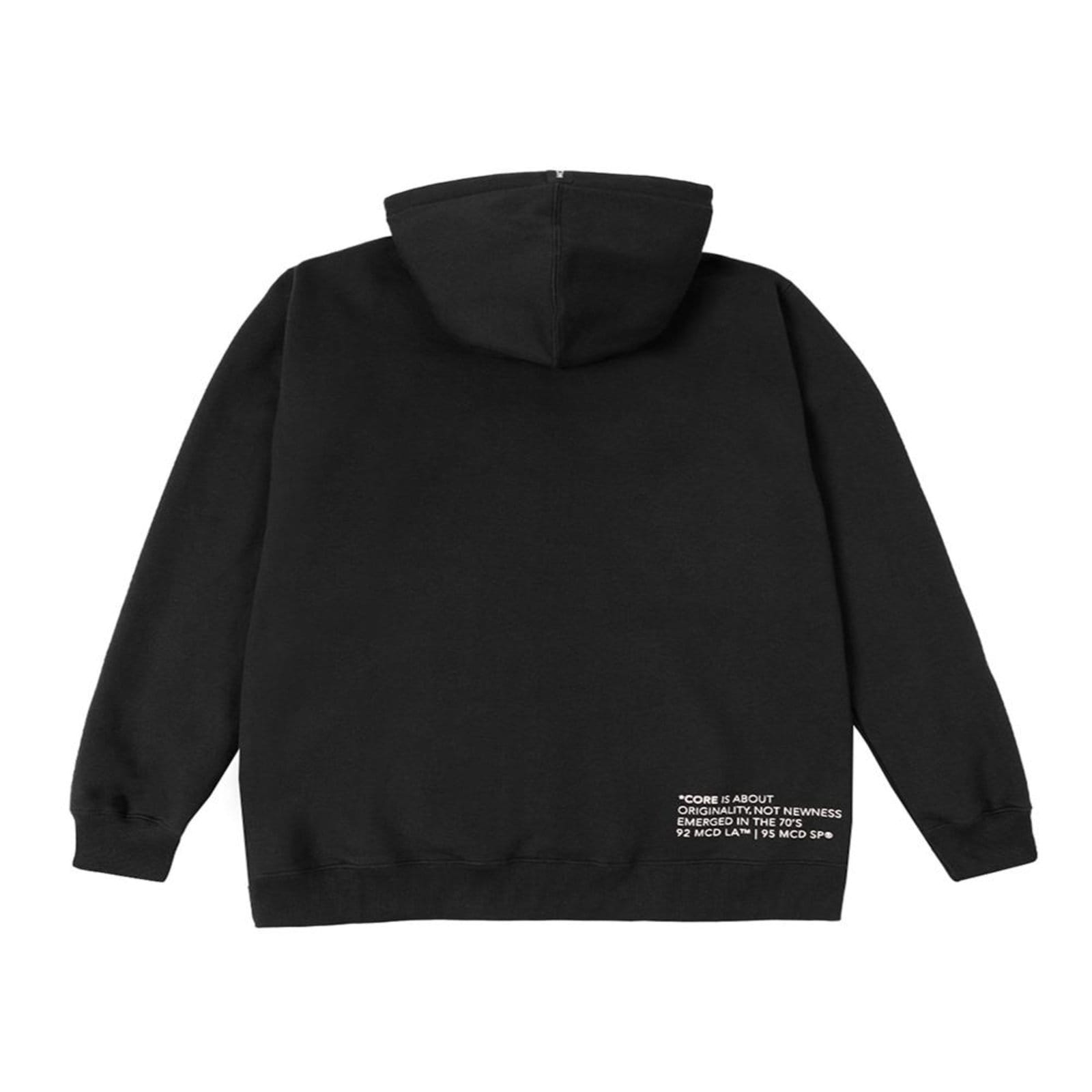 Vista 2 Moletom MCD Canguru Aberto Logo WT24 Masculino MCD preto