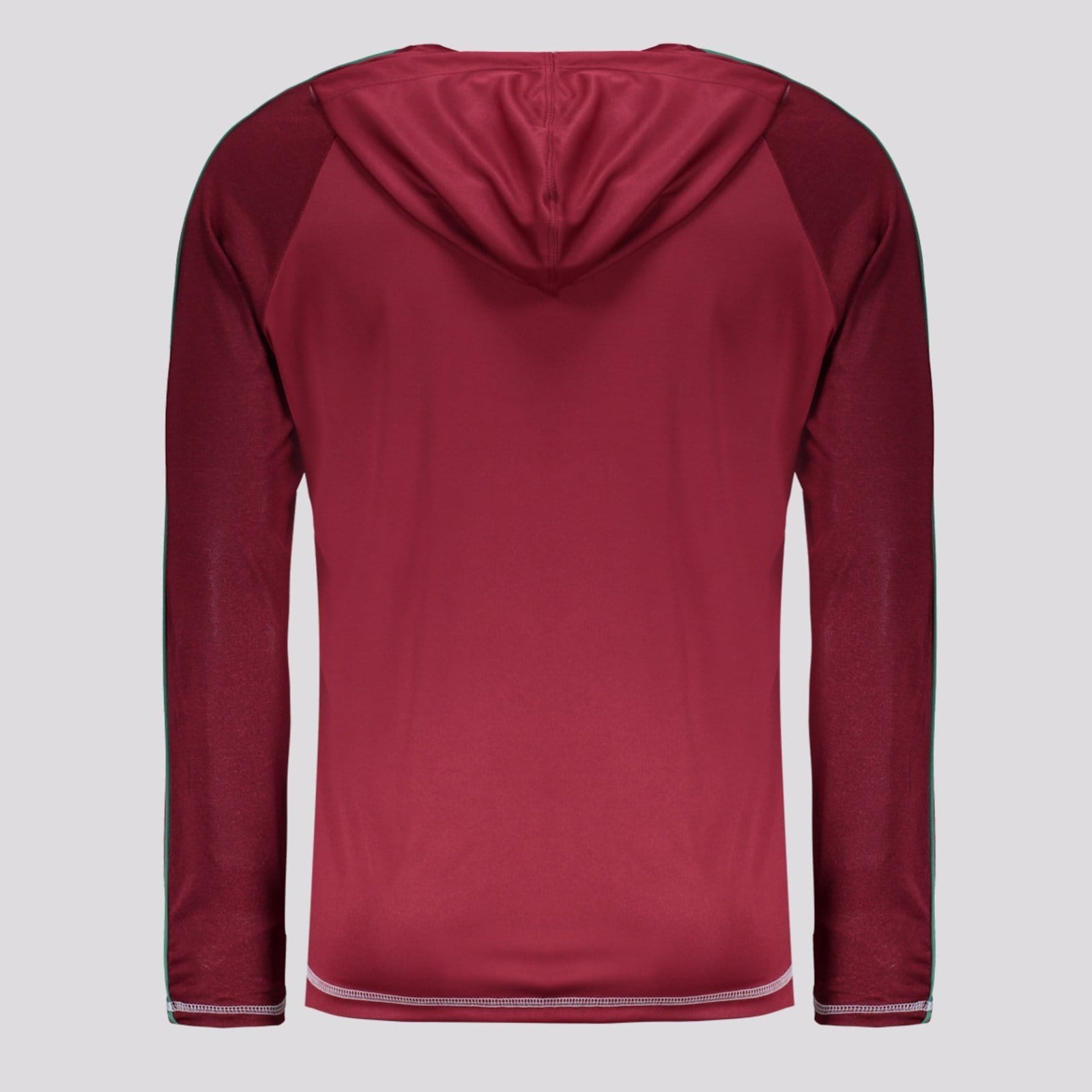 Vista 2 Blusa Fluminense Laçado Manga Longa Bordô braziline vermelho