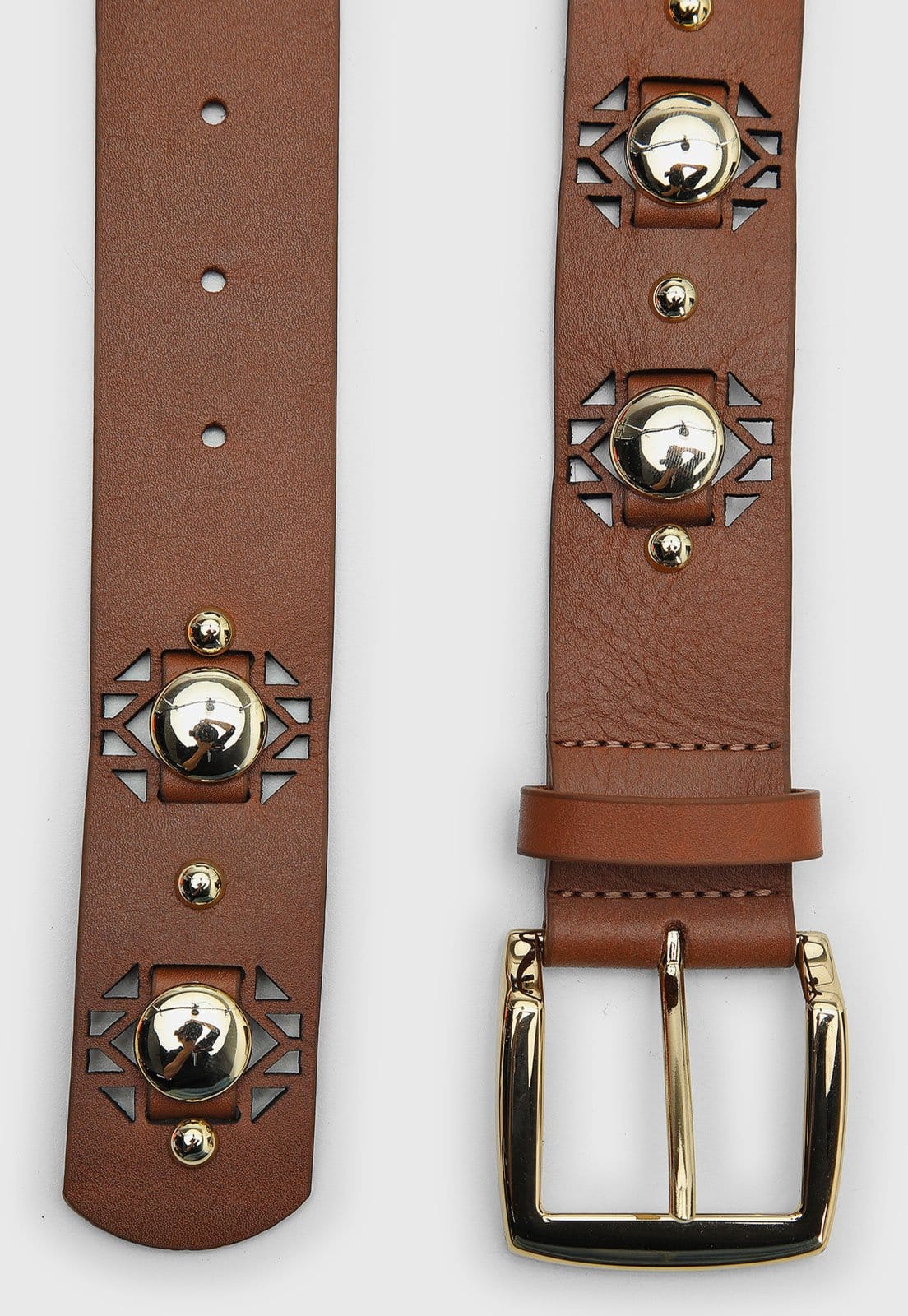 Cinto Feminino Luiza Barcelos Detalhes Metálicos - 2