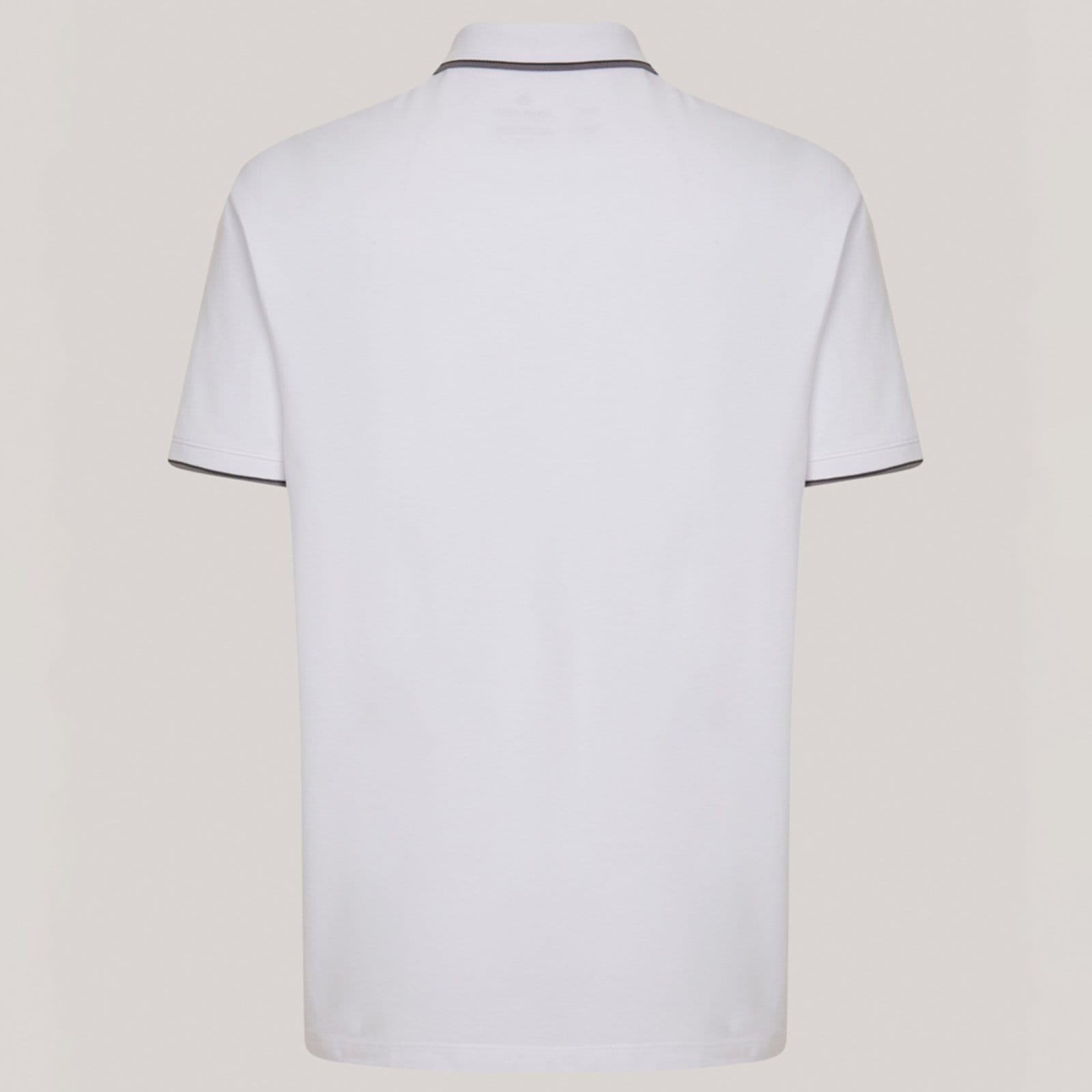 Vista 2 Camisa Polo John John Dual Line In24 Masculino John John branco