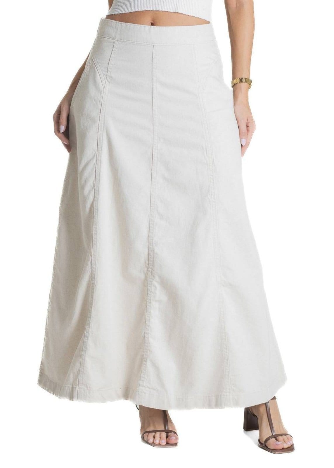 Saia Linho Sawary Midi - 280474