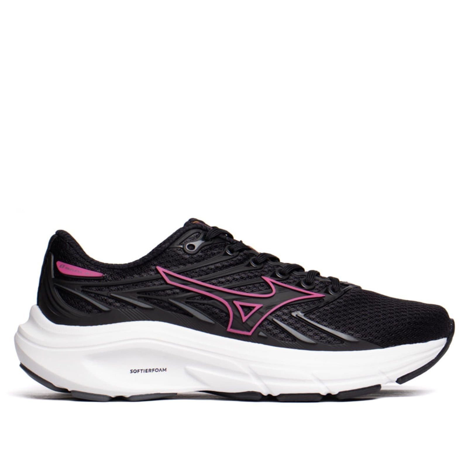 Tênis Feminino Mizuno Jet 8 Softierfoam Preto/Rosa