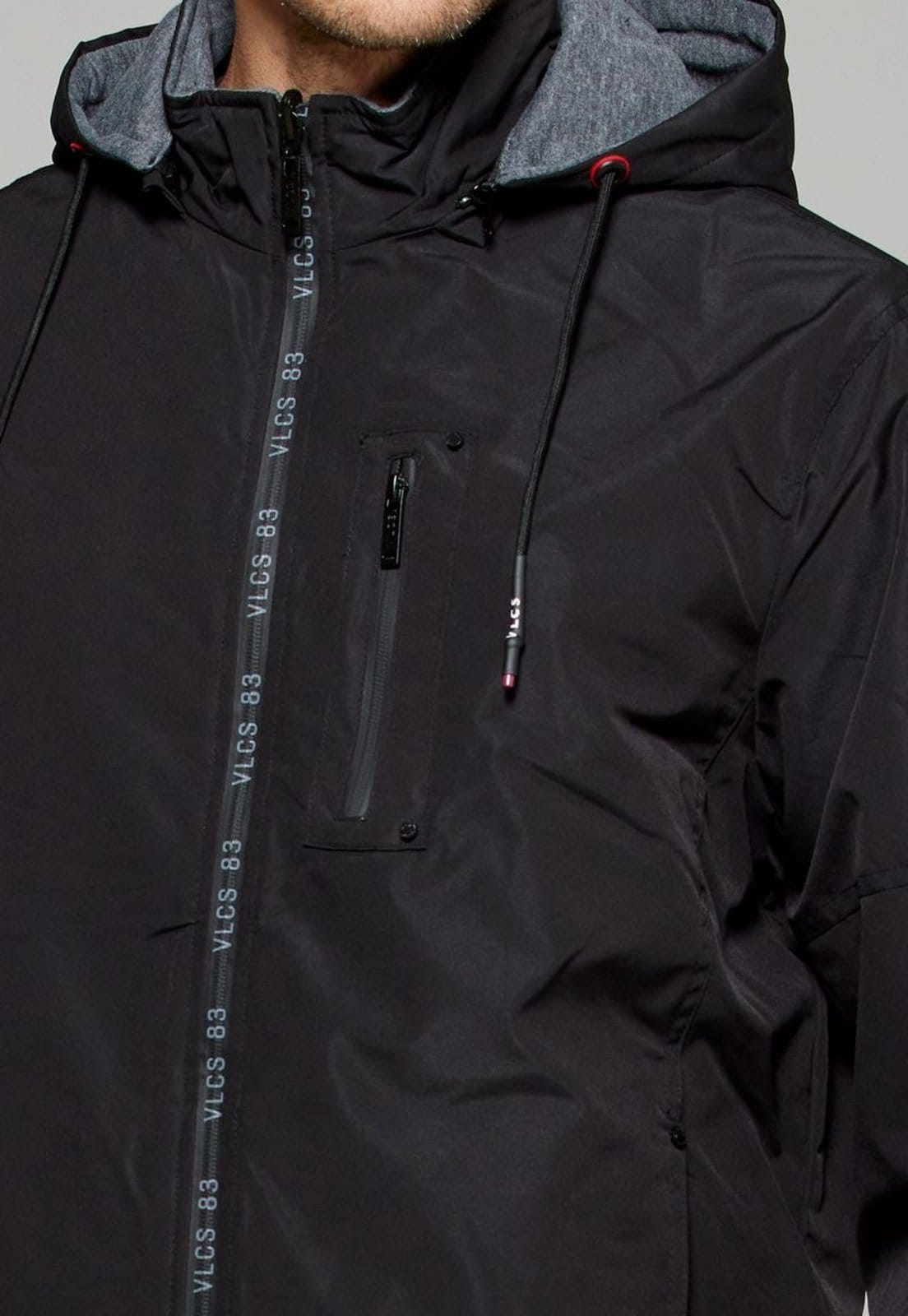 Vista 2 Jaqueta Masculina Dupla Face VLCS VLCS VIOLAÇÕES cinza