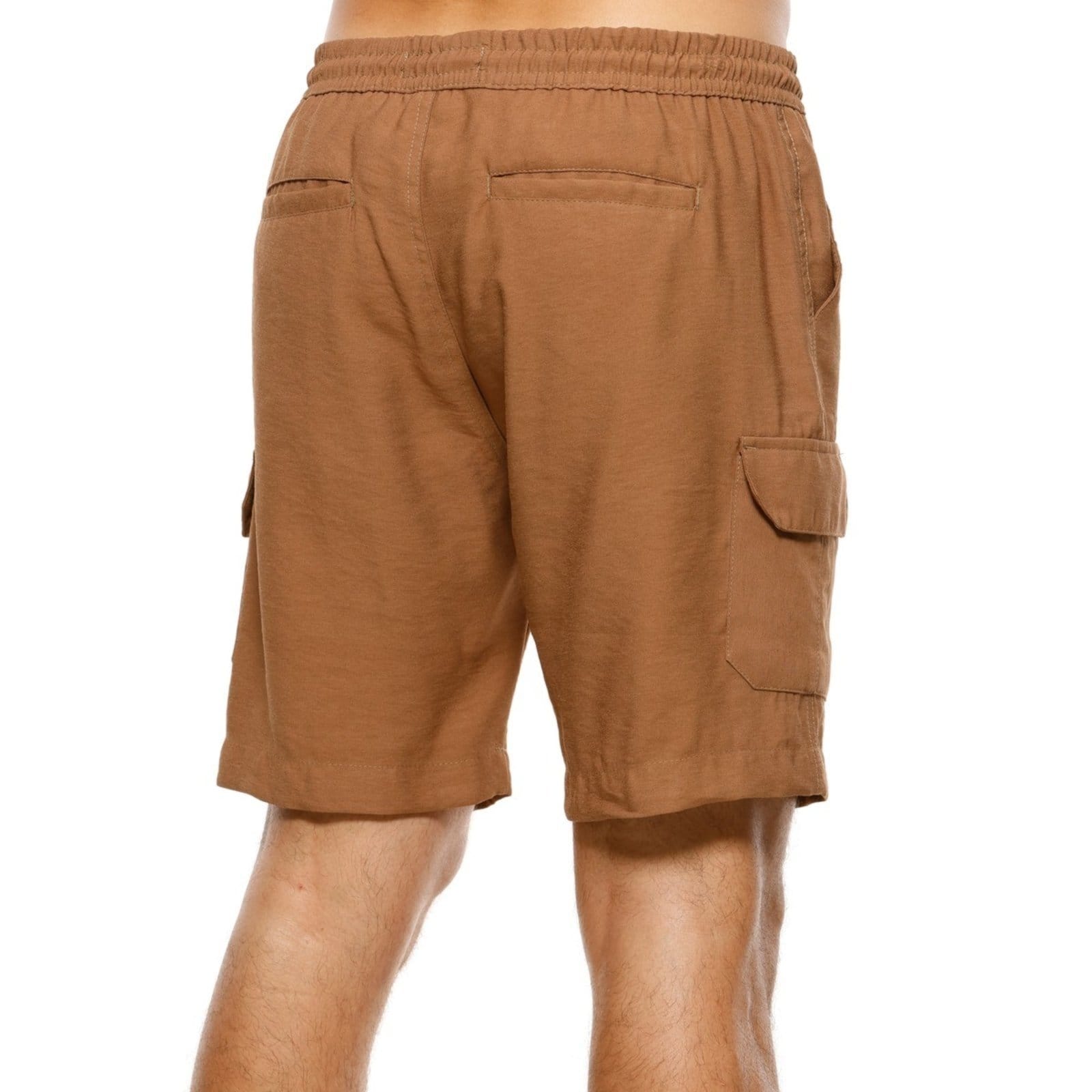 Vista 2 Bermuda Masculina Passeio Cargo VLCS VLCS VIOLAÇÕES marrom