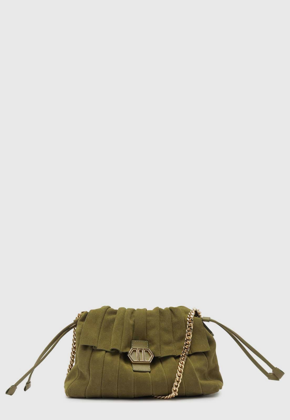 Bolsa Tiracolo Feminina Arezzo Shoulder Drapeada