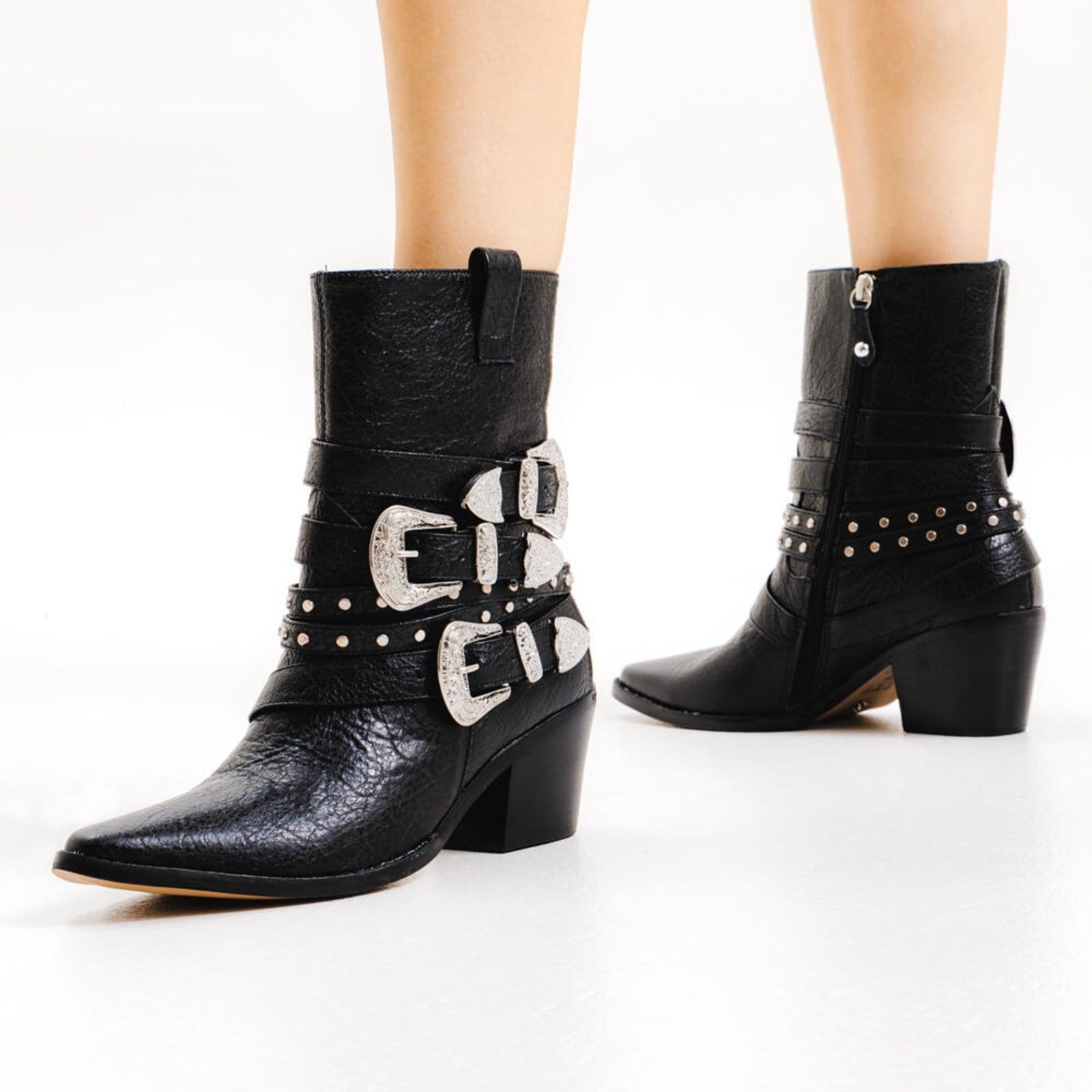 Bota Couro Cano Curto Cecconello 2619007-3 - 2