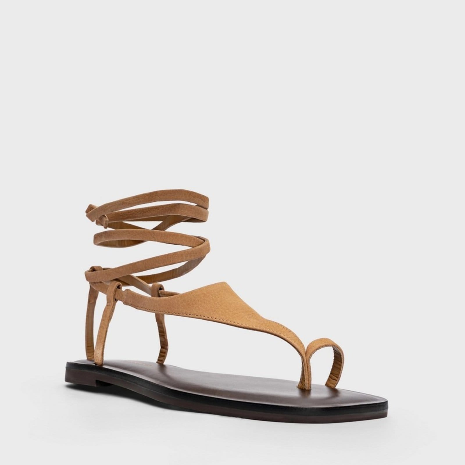 Vista 2 Rasteira de Dedo Carrano 954006 Carrano bege