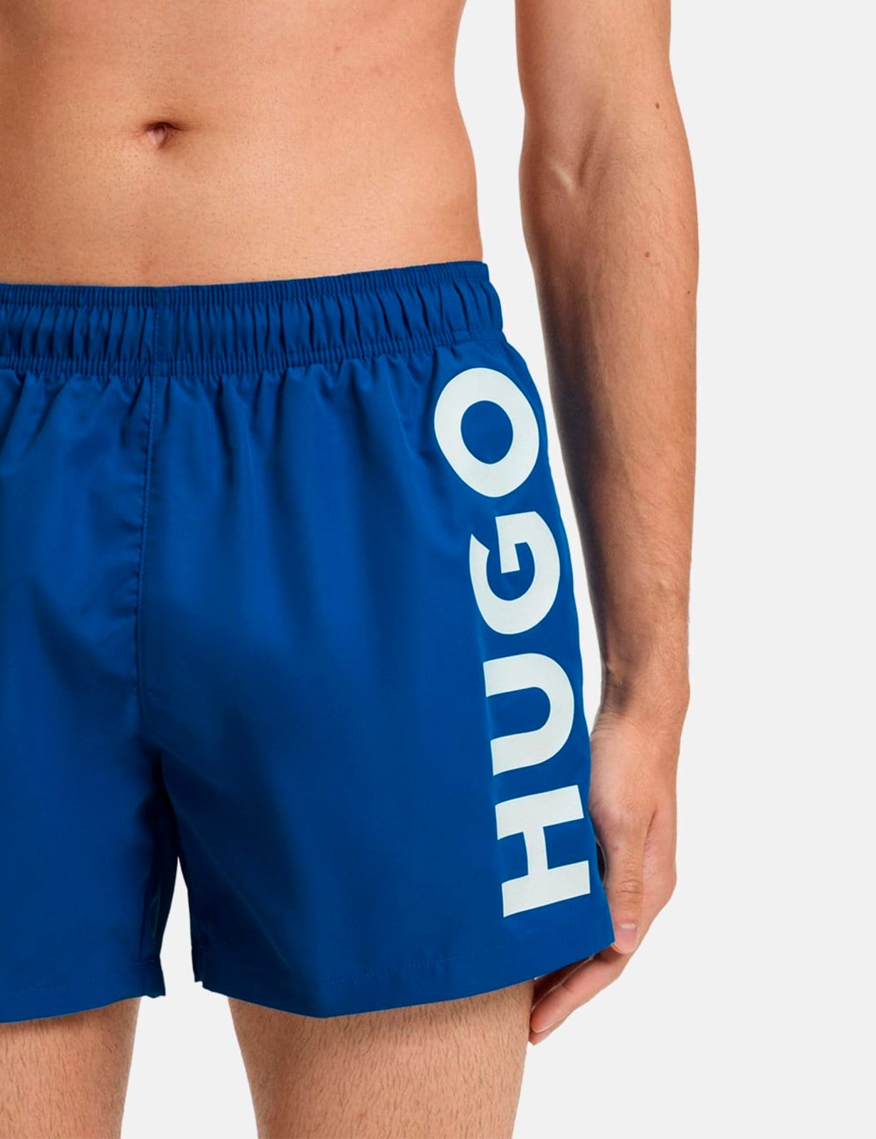Vista 2 Short Hugo Boss Masculino Regular Beachwear Abas Royal Hugo Boss azul