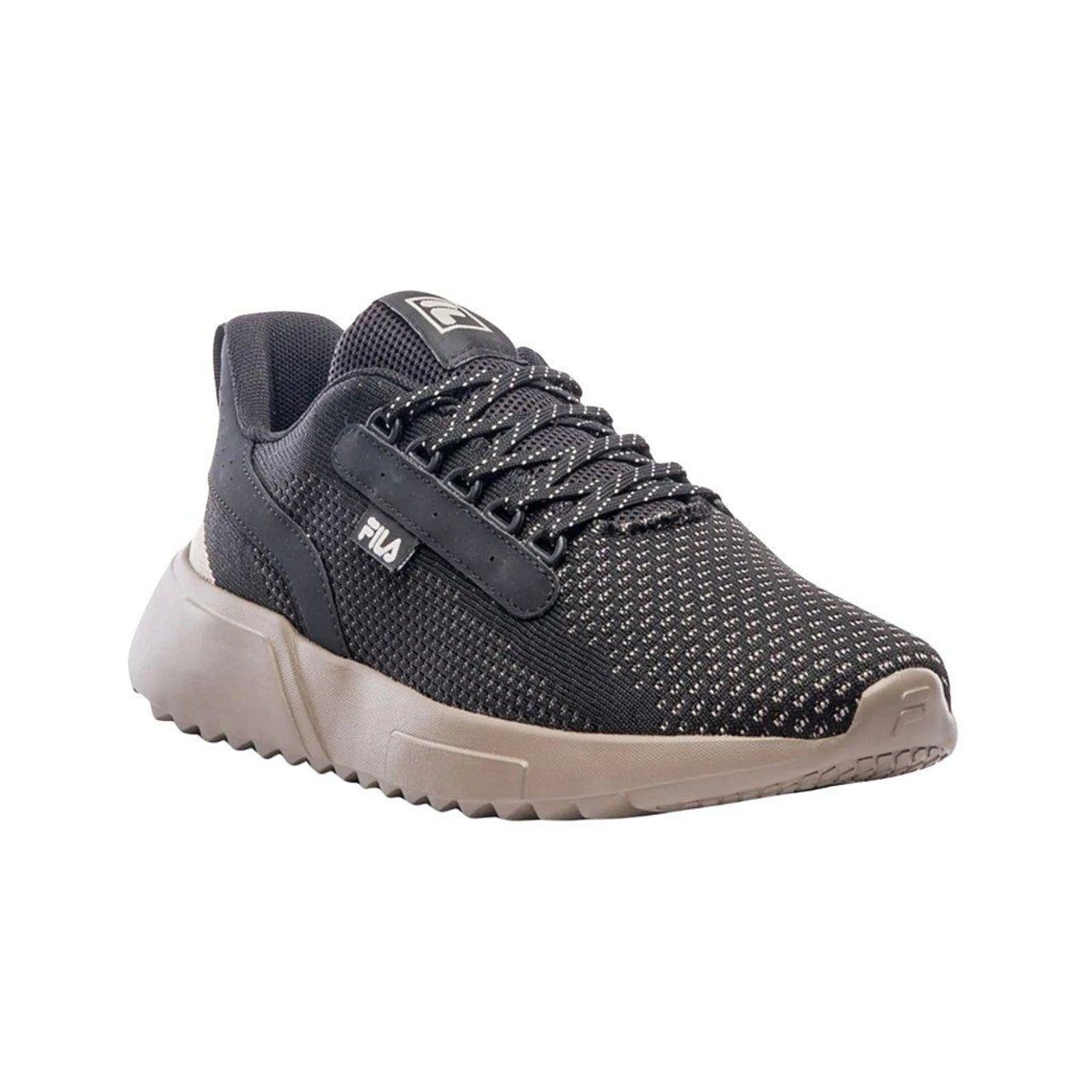 Vista 2 Tenis Fila Freestyle II Masculino e Bege Fila preto
