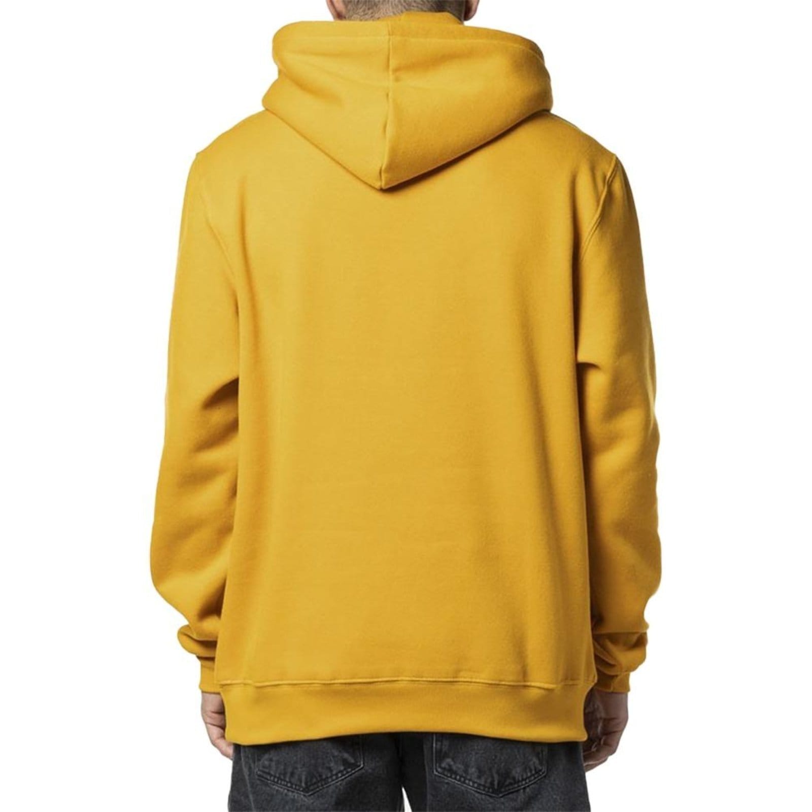 Vista 2 Moletom RVCA Canguru Big RVCA 280G WT24 Masculino Mostarda RVCA amarelo