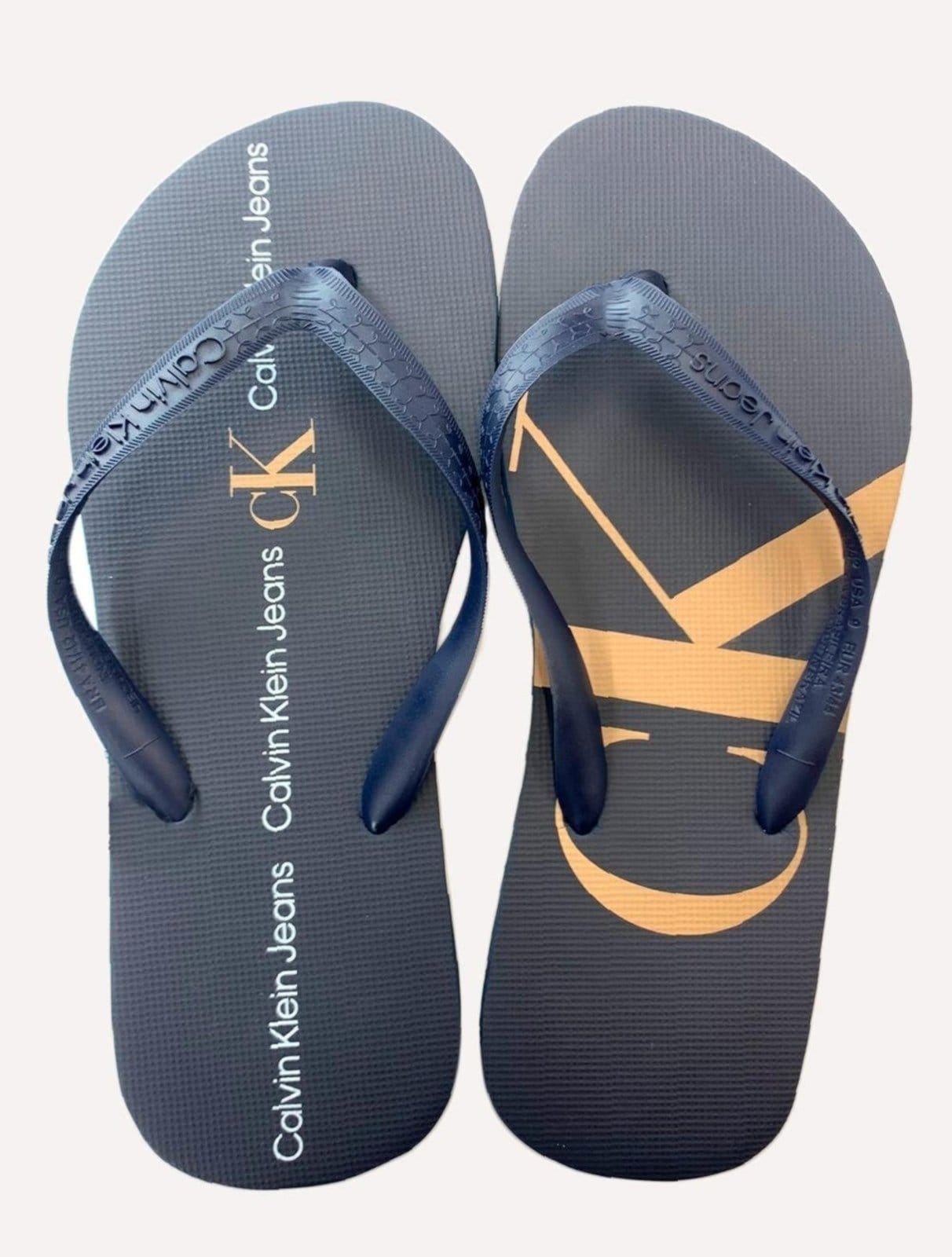 Chinelo Calvin Klein Jeans Logo Flow