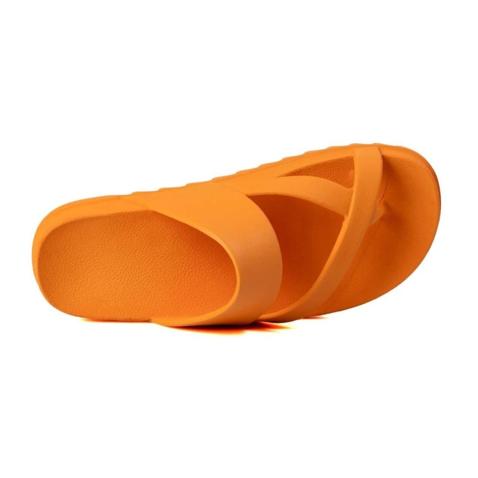 Vista 2 Chinelo Feminino Veritimo Papete De Dedo Casual Sandália Conforto Moderna Veritimo laranja