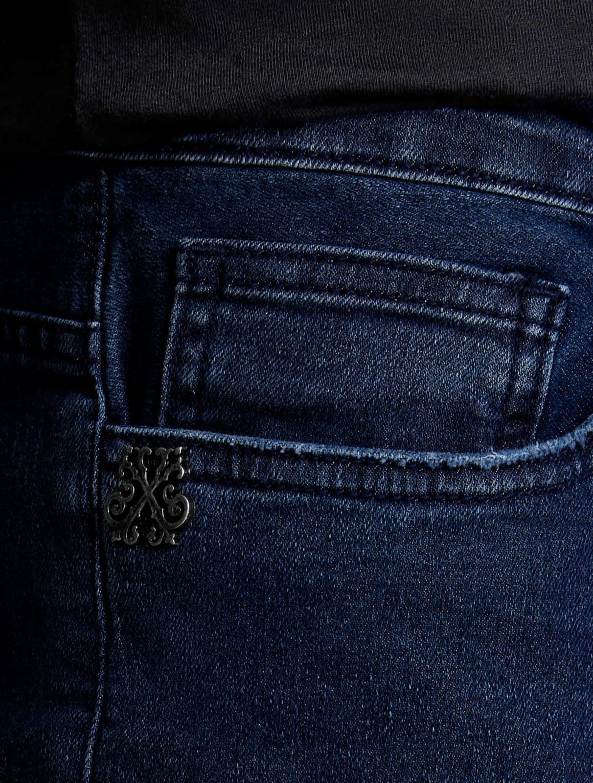 Vista 2 Calça John John Jeans Masculina Straight Cartagena Escuro John John azul