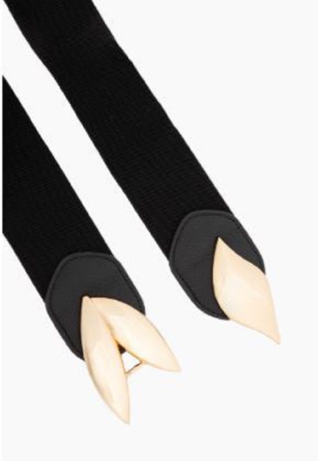 Cinto Cabanafree Com Elástico Largo Fivela Folhas Douradas Diva - 2