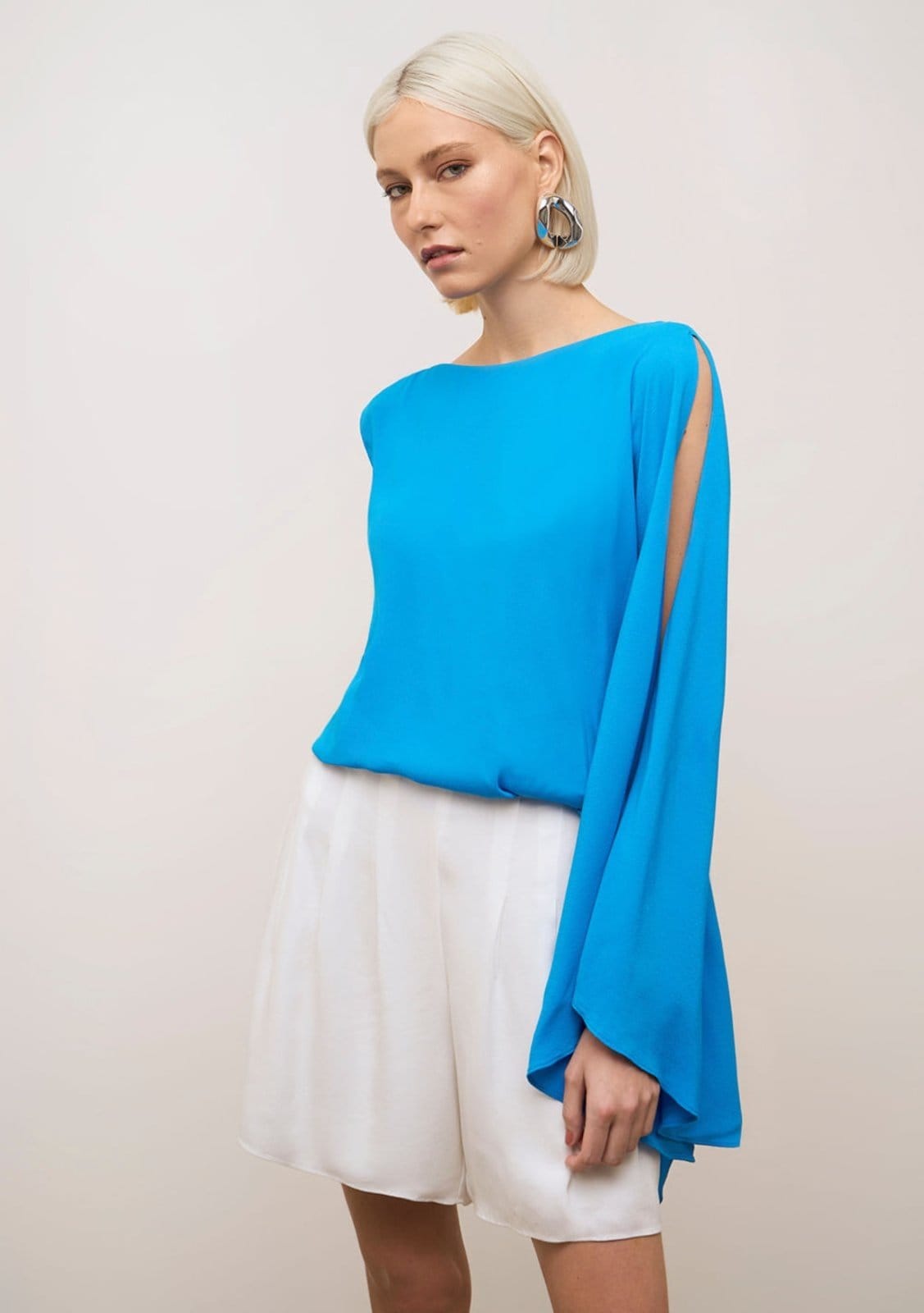 Shorts Iódice Amplo Alta Off-white