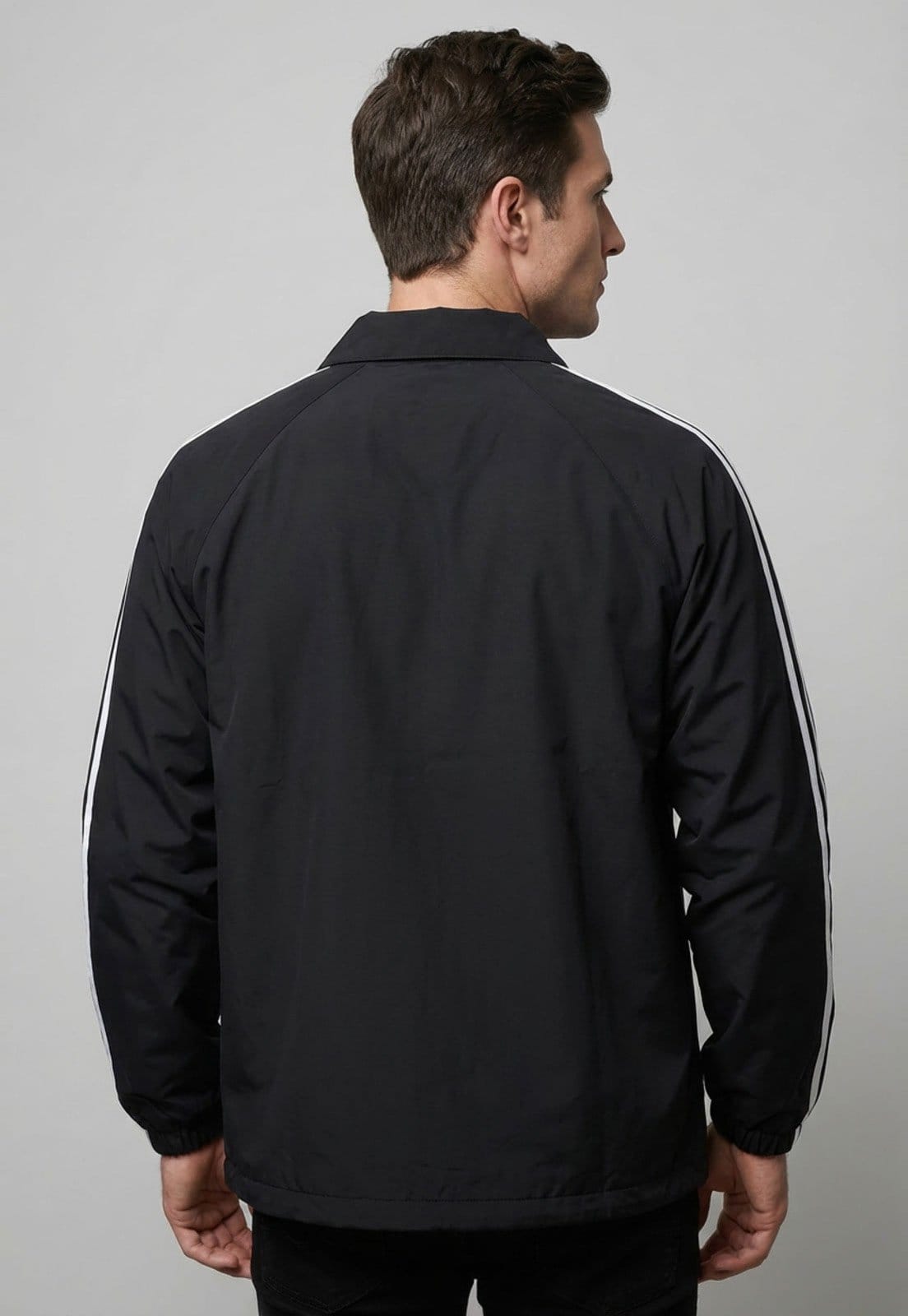 Vista 2 Jaqueta Masculina Adidas Originals 3S Preta adidas Originals preto