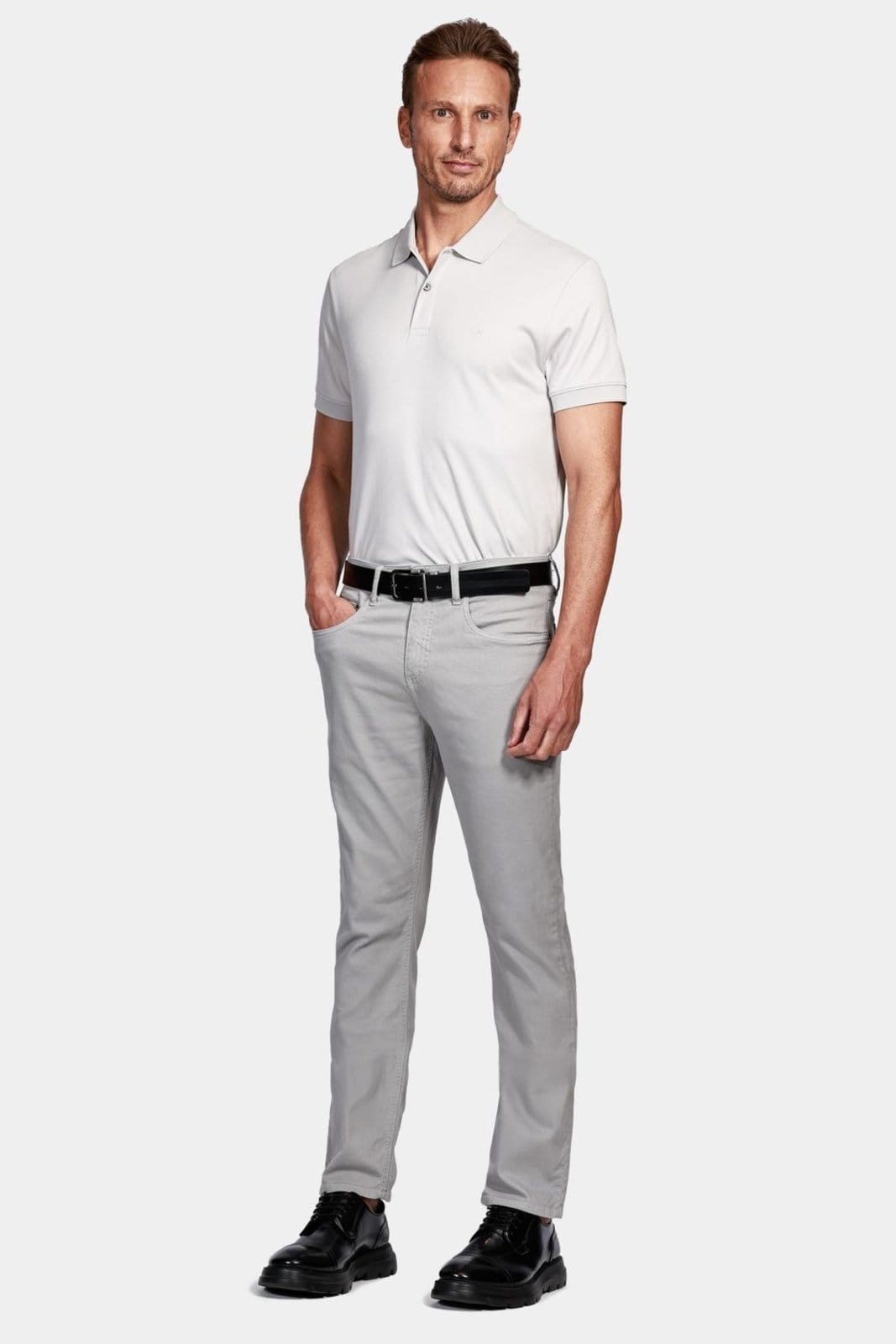 Vista 2 Calça Jeans Aramis Slim Moletom Color 38 Aramis cinza