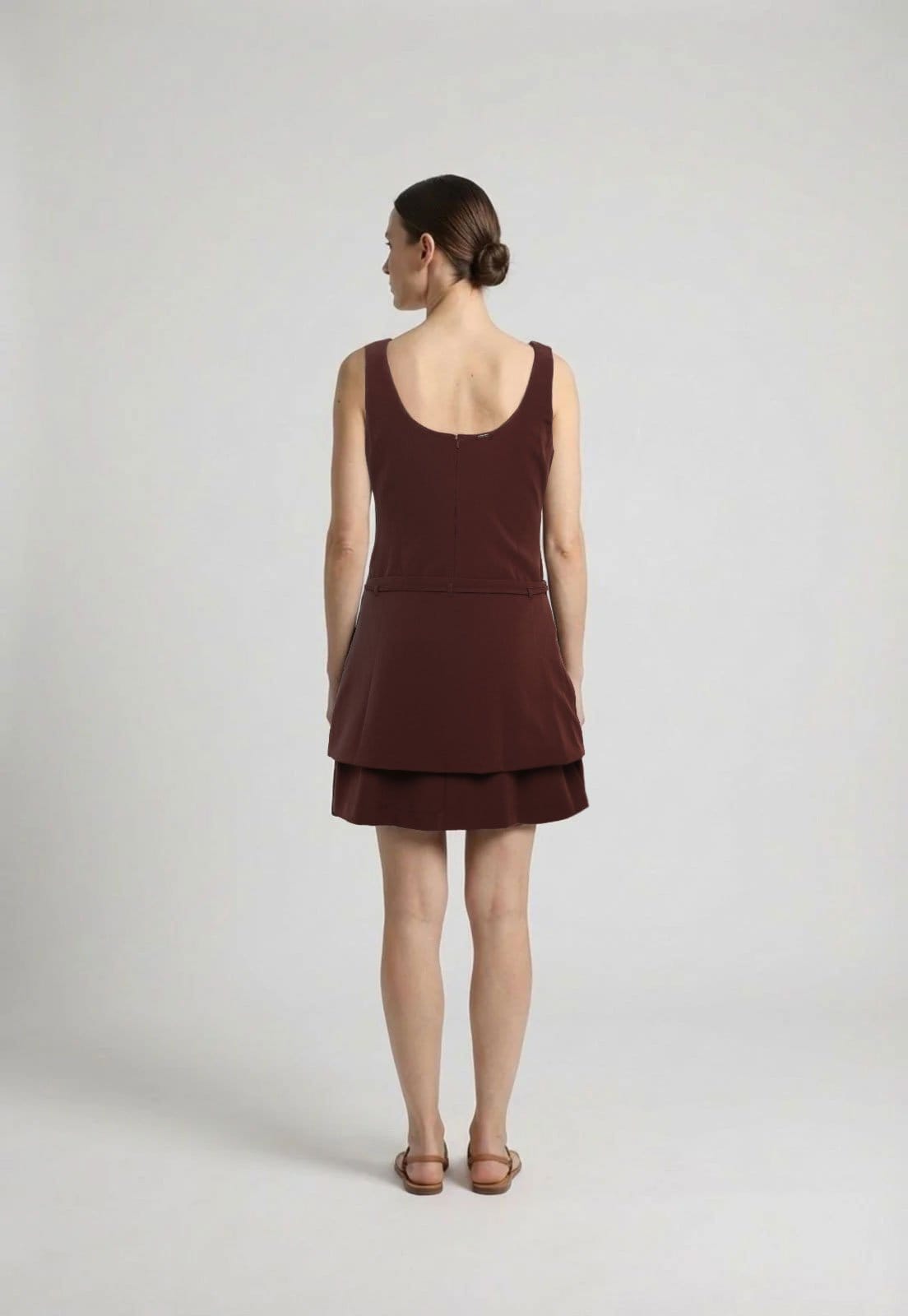 Vista 2 Vestido Feminino Lez a Lez Petra Lez a Lez marrom