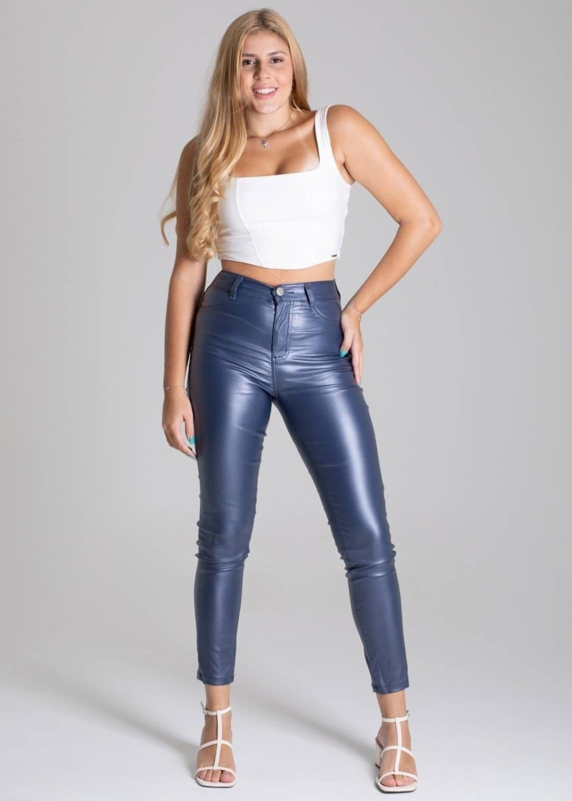 Calça Bengaline Sawary Cigarrete - 276515