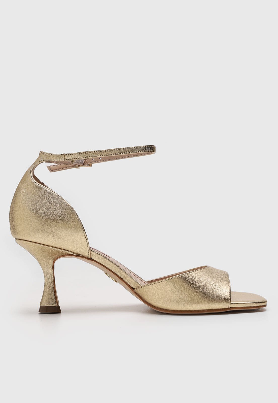 Vista 2 Sandália Jorge Bischoff Metalizado Dourada Jorge Bischoff dourado