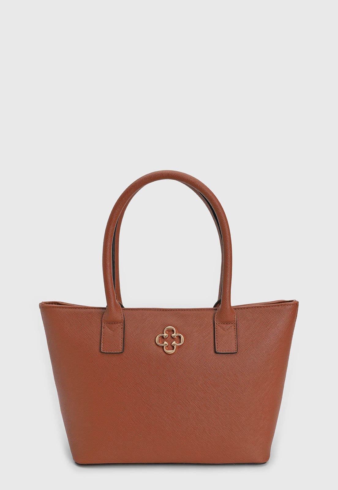 Vista 2 Bolsa Sacola Capodarte Logo Capodarte bege