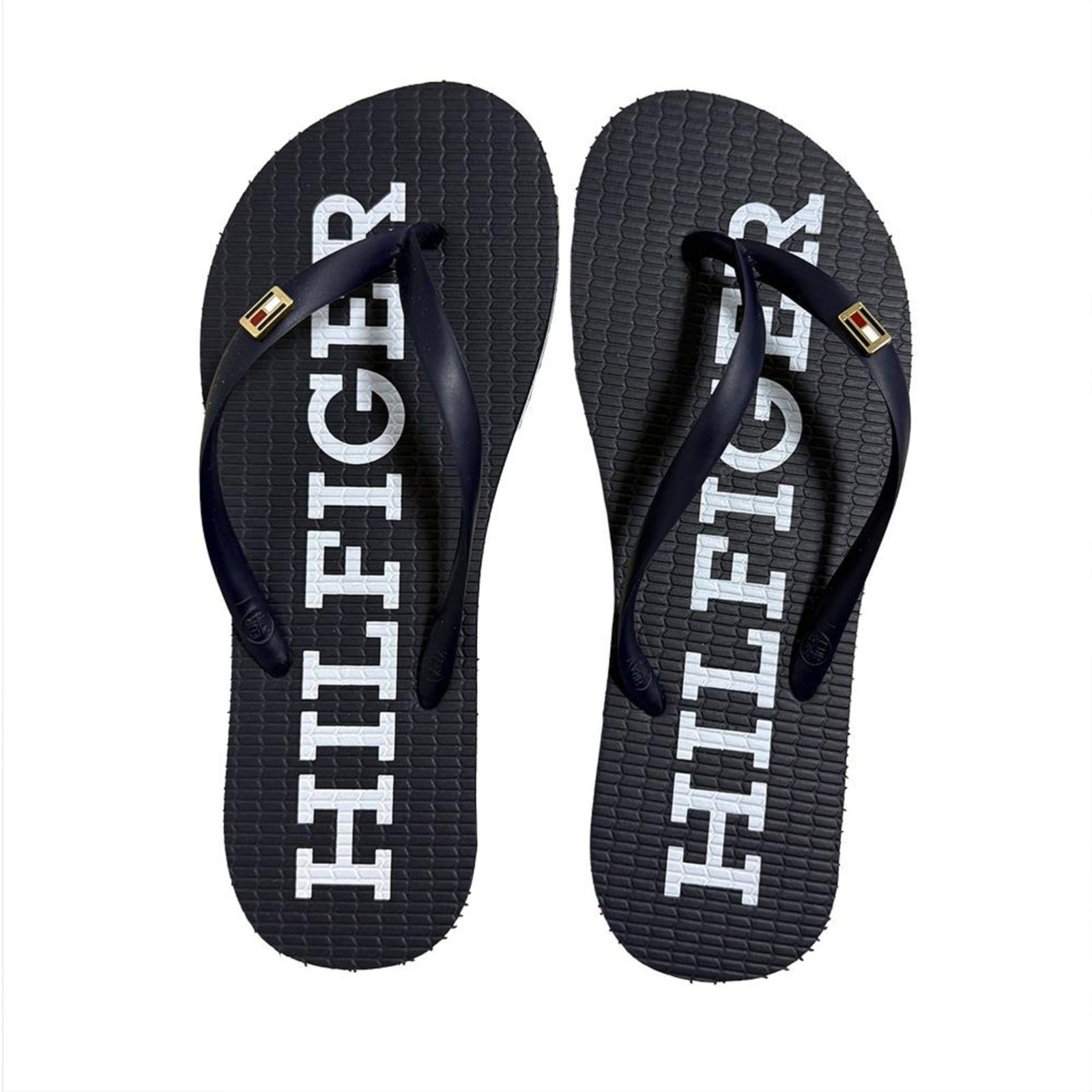 Chinelo Tommy Hilfiger Strap Beach Sandal Desert Sky
