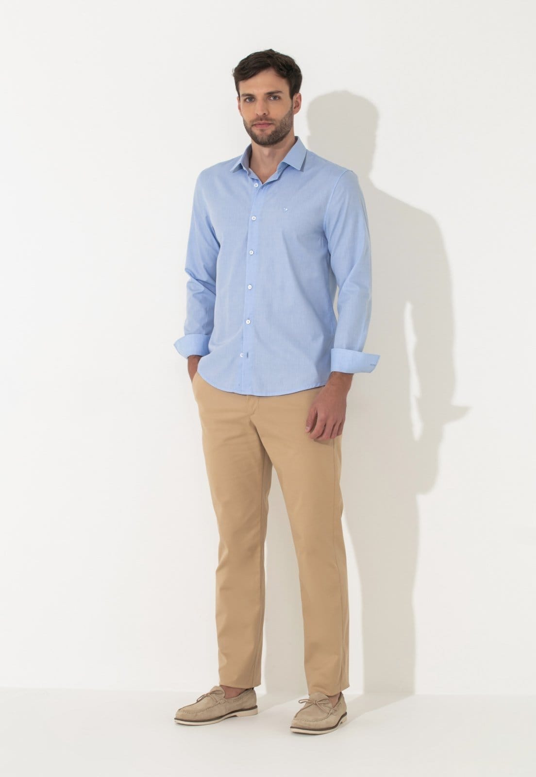 Calça Sarja Traymon Regular Moovexx Areia