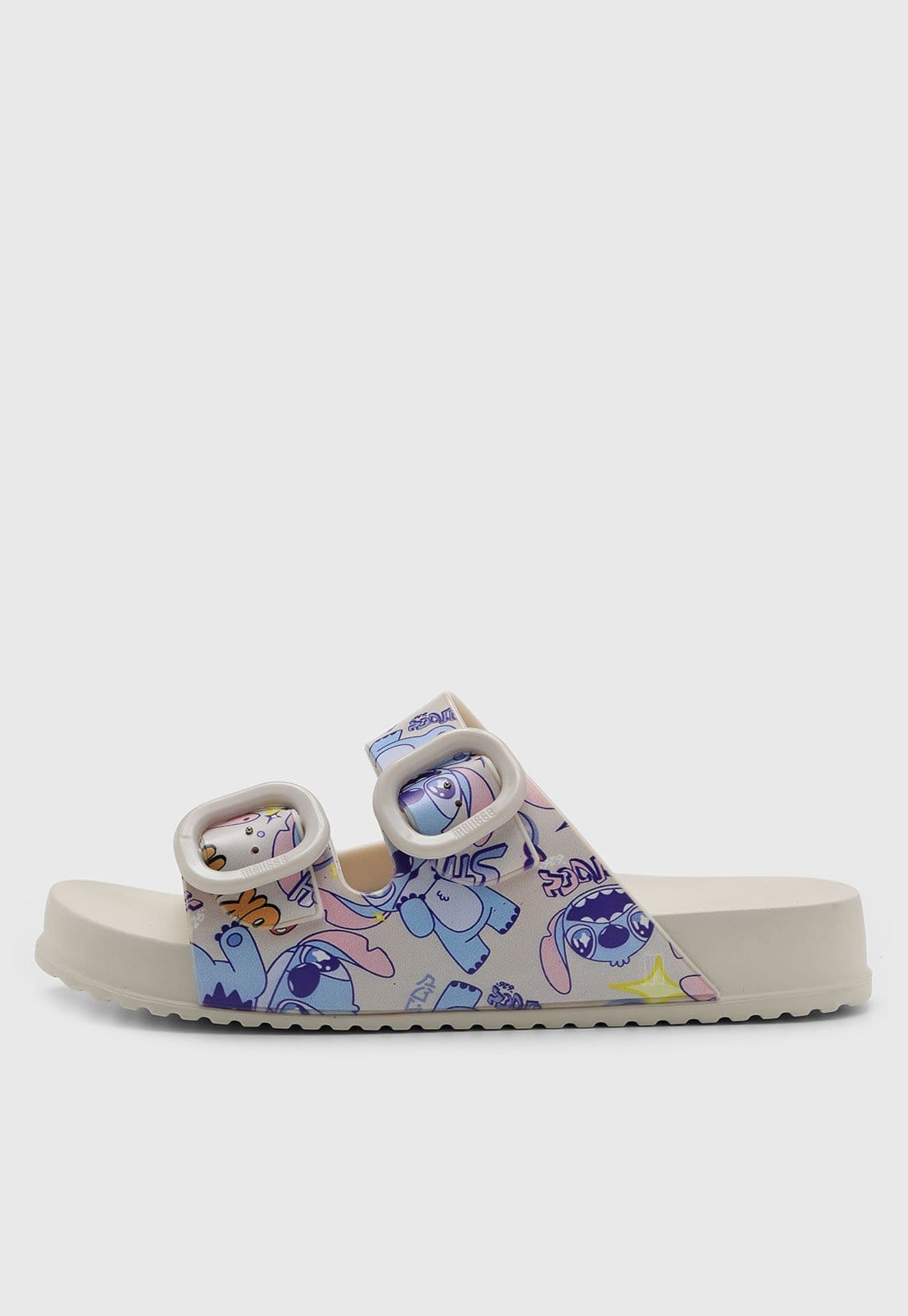 Rasteira Feminina Melissa Stitch Aberta Off-White