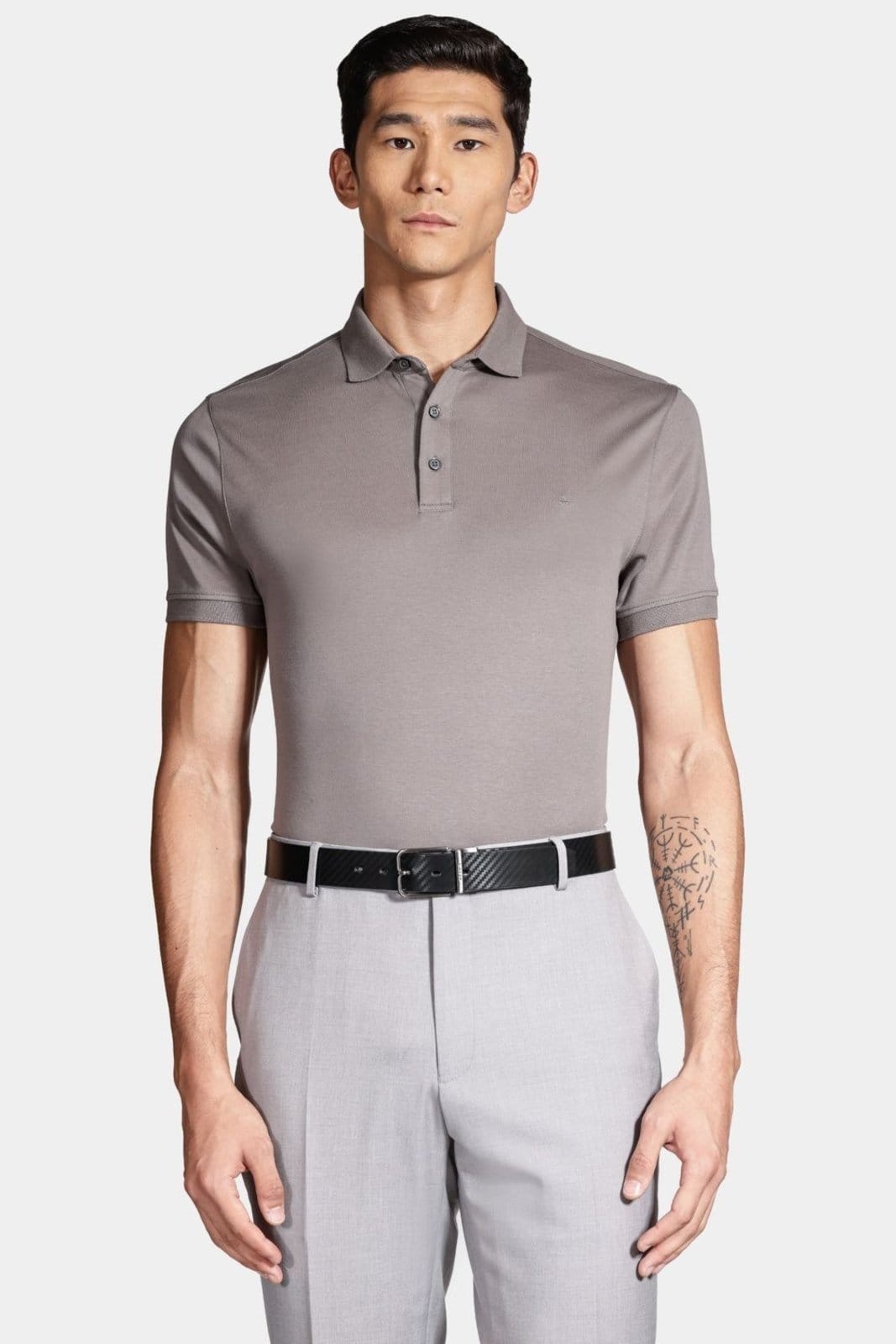 Cinto Aramis Duplaface Carbon Preto/Café - 2