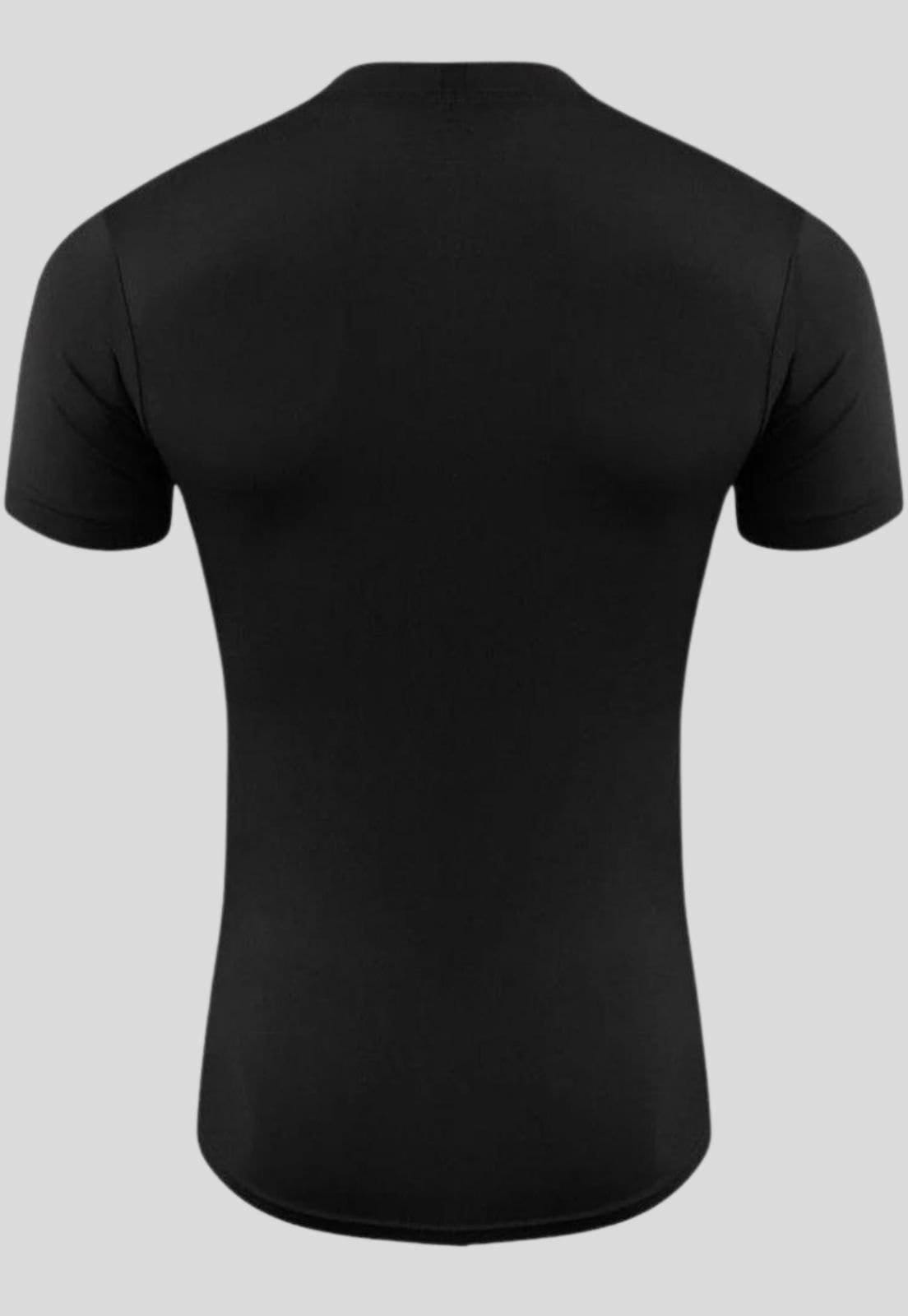 Vista 2 Blusa Térmica Vekyo Segunda Pele Manga Curta VEKYO preto