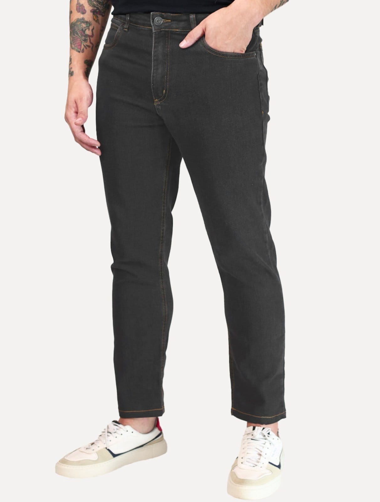 Calça Aeropostale Jeans Masculina Skinny Blue Preta