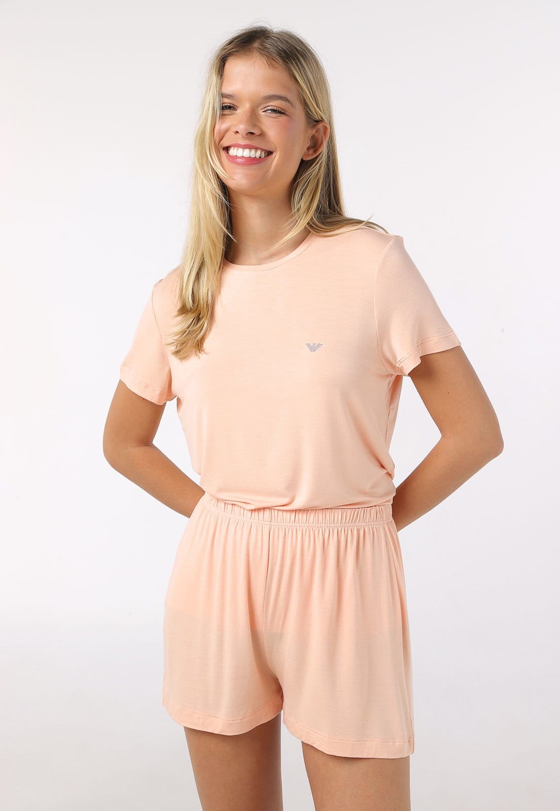 Short de Pijama Emporio Armani Underwear Liso