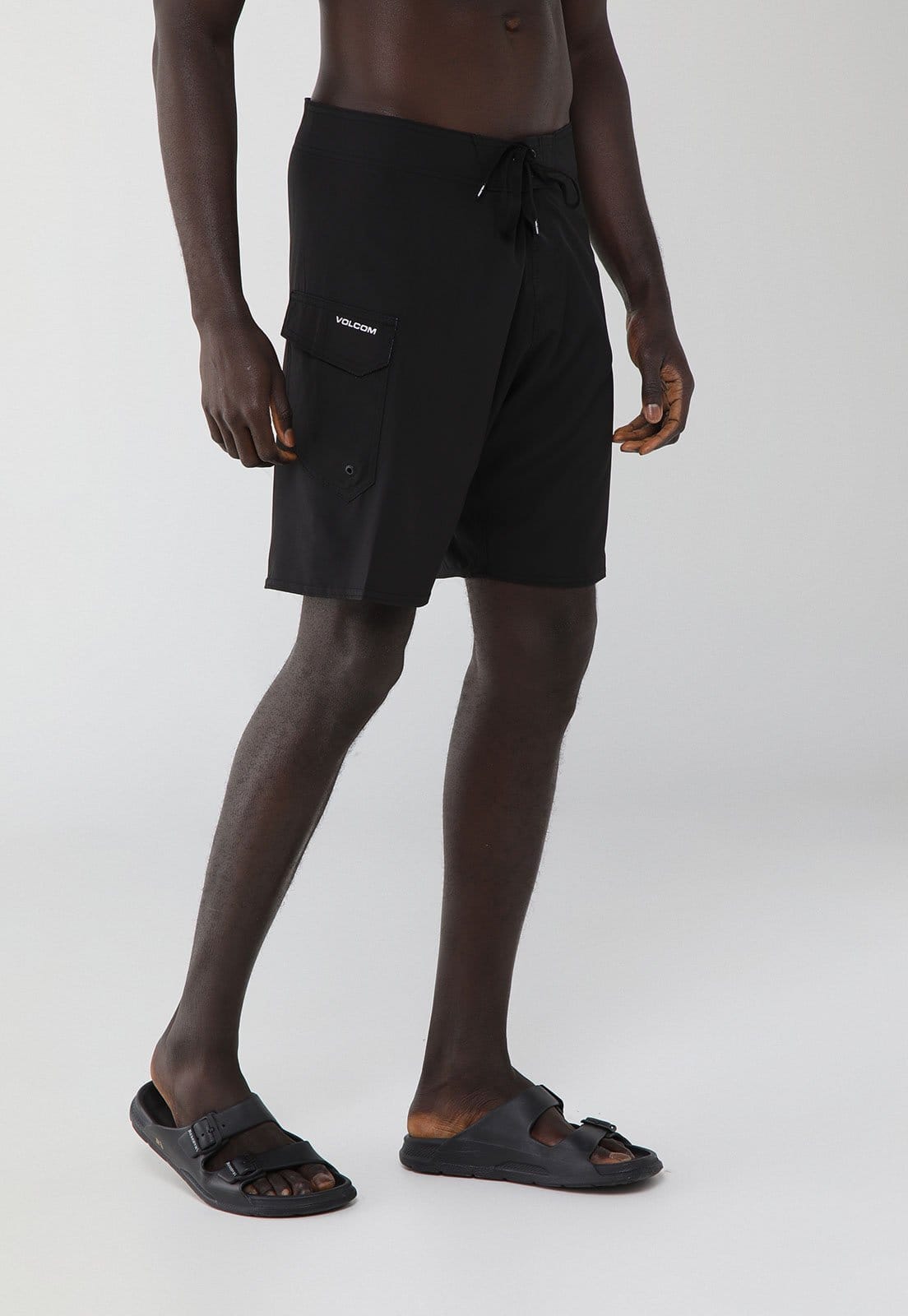 Boardshort Masculino Volcom Lido Solid Preta