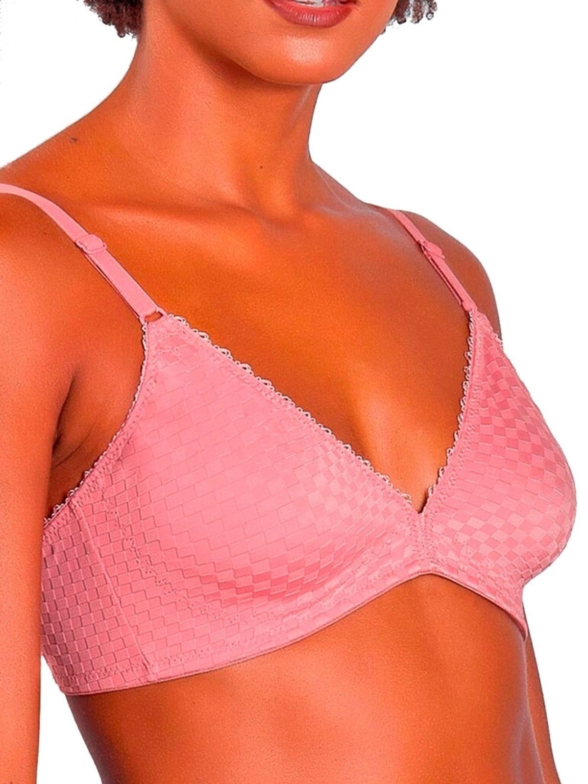 Vista principal Sutiã sem Aro e sem Bojo Duloren 831132 Taça B Duloren rosa