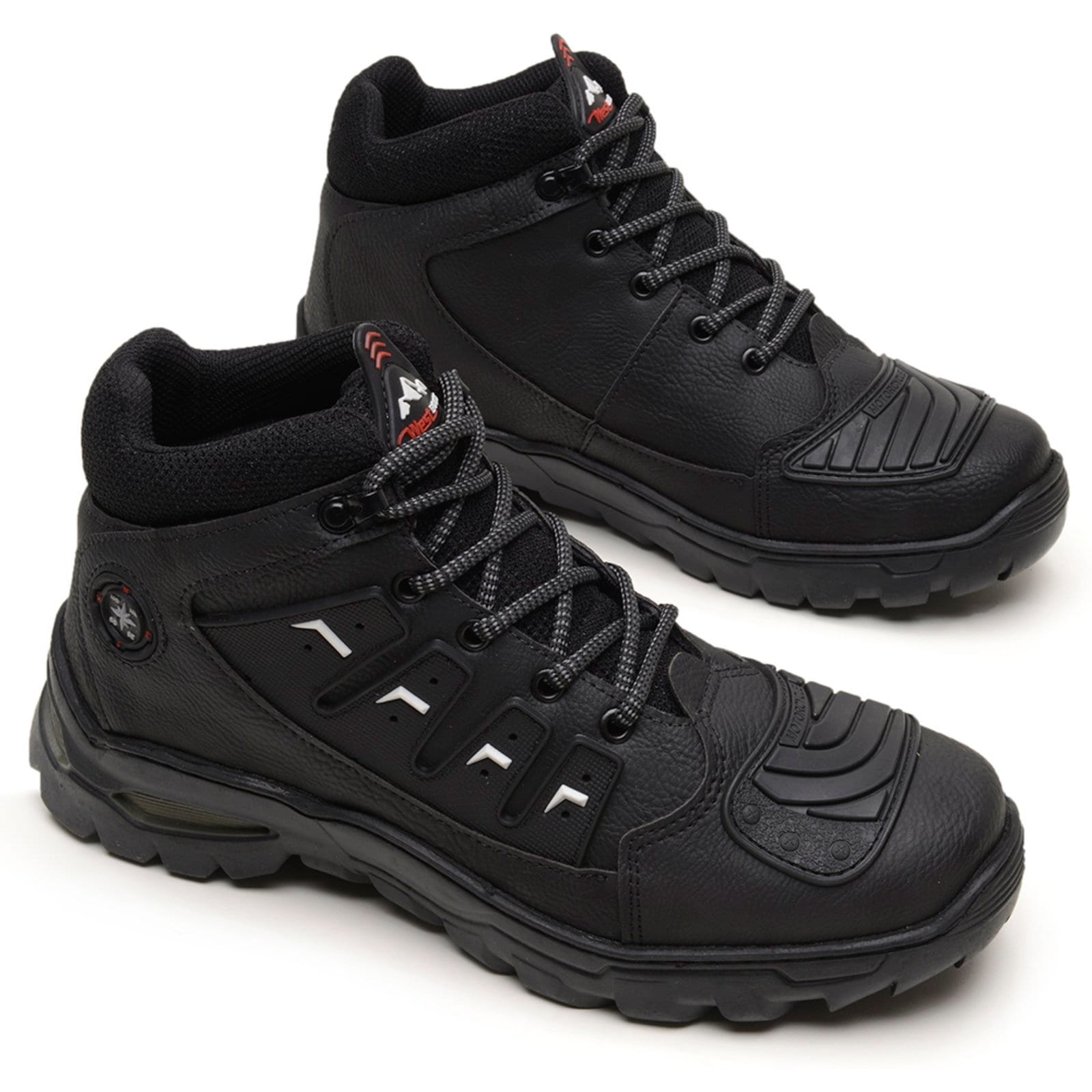 Vista principal Tênis Coturno Bota Adventure Masculino 077 Footworks preto