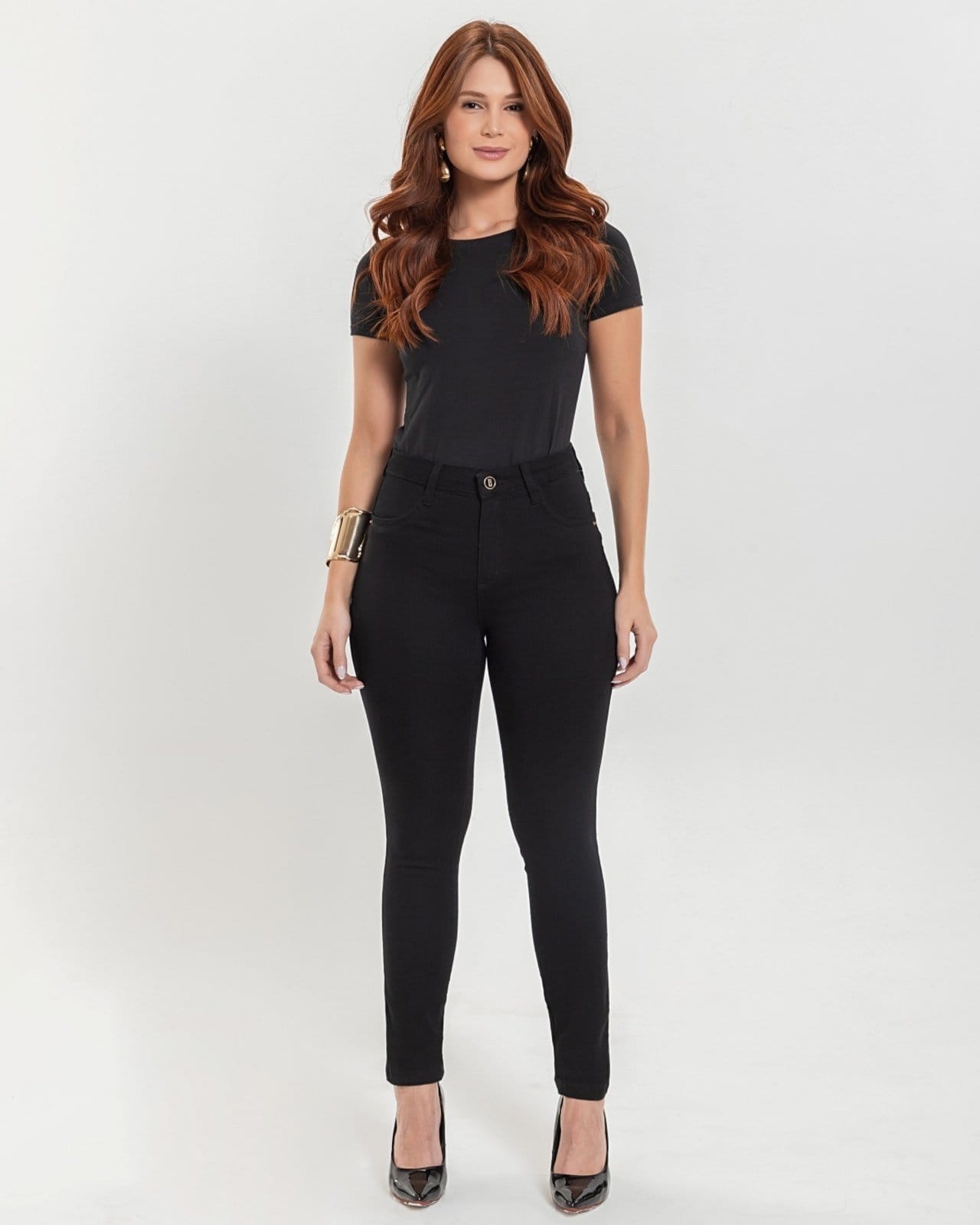 Calça Skinny Feminina - Black Jeans - Preta
