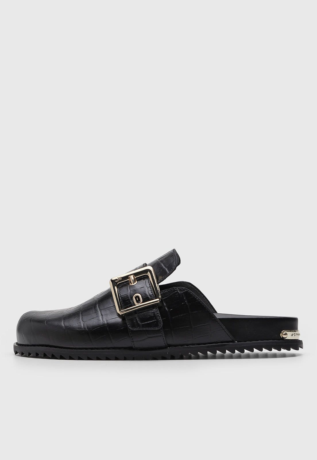 Mule Feminino Jorge Bischoff Fivela Croco