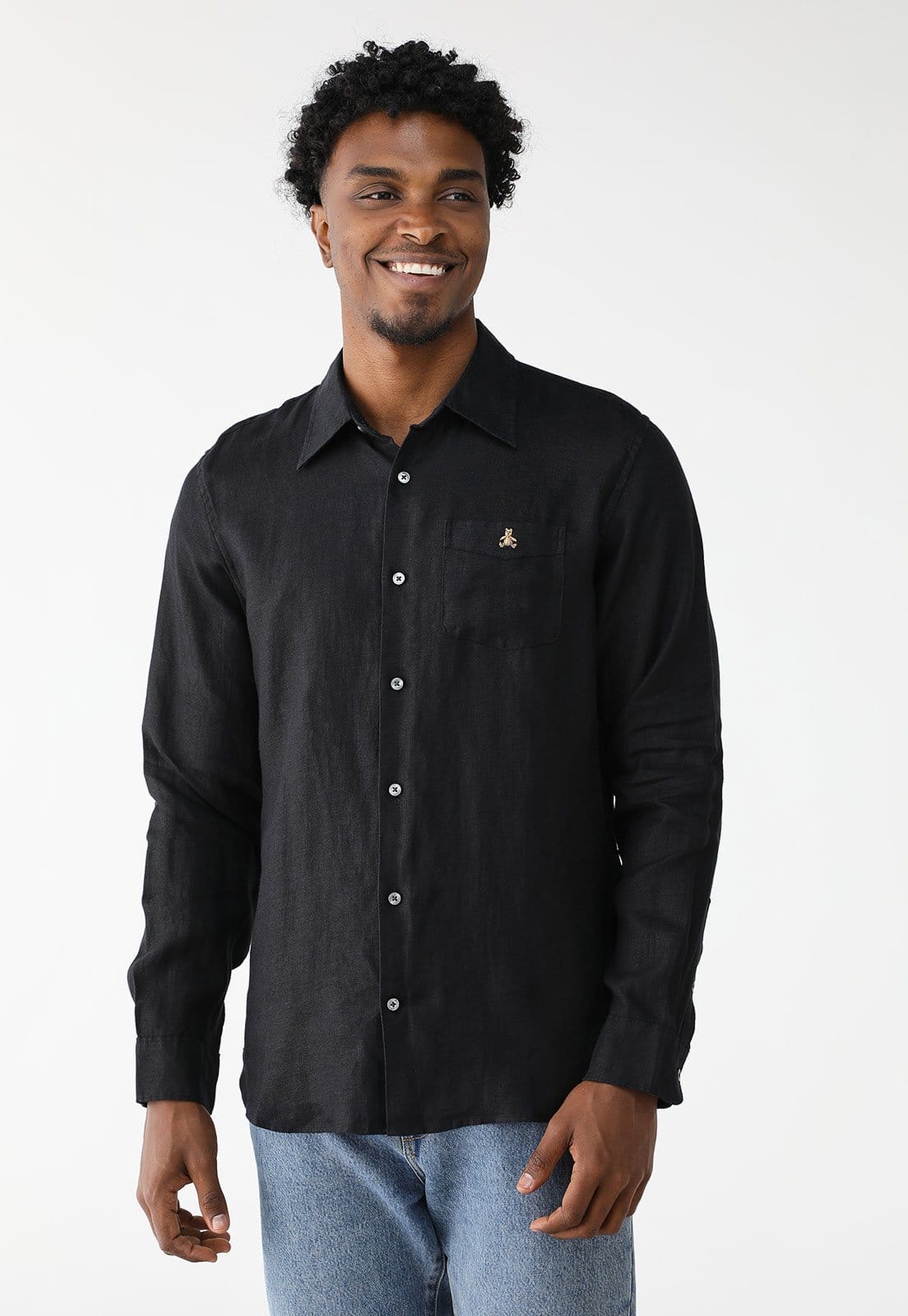 Camisa GAP Reta Lisa Preta