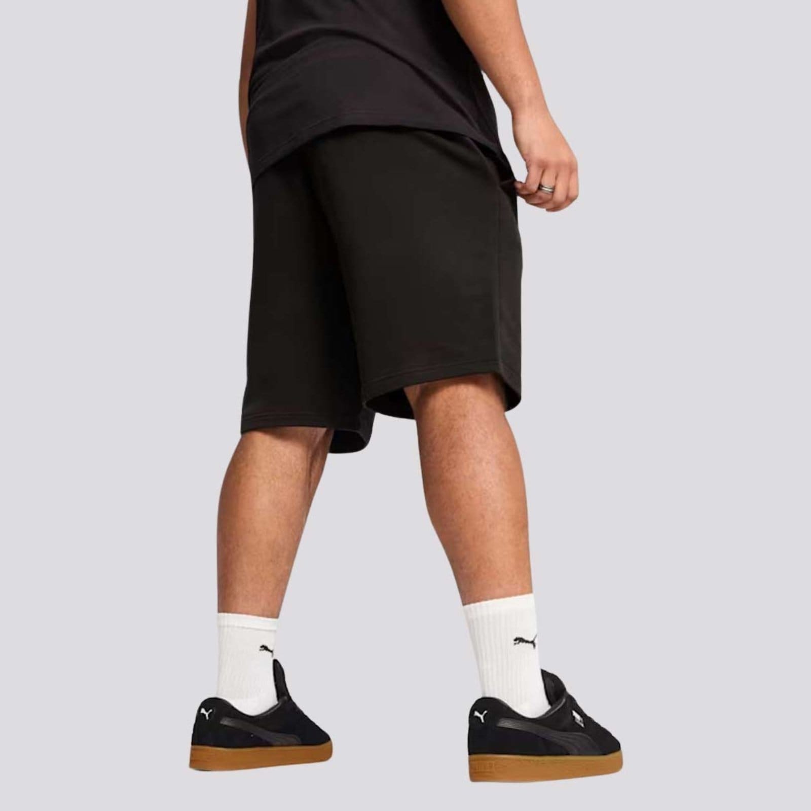 Vista 2 Bermuda Puma ESS NO. 1 Logo Preta Puma preto