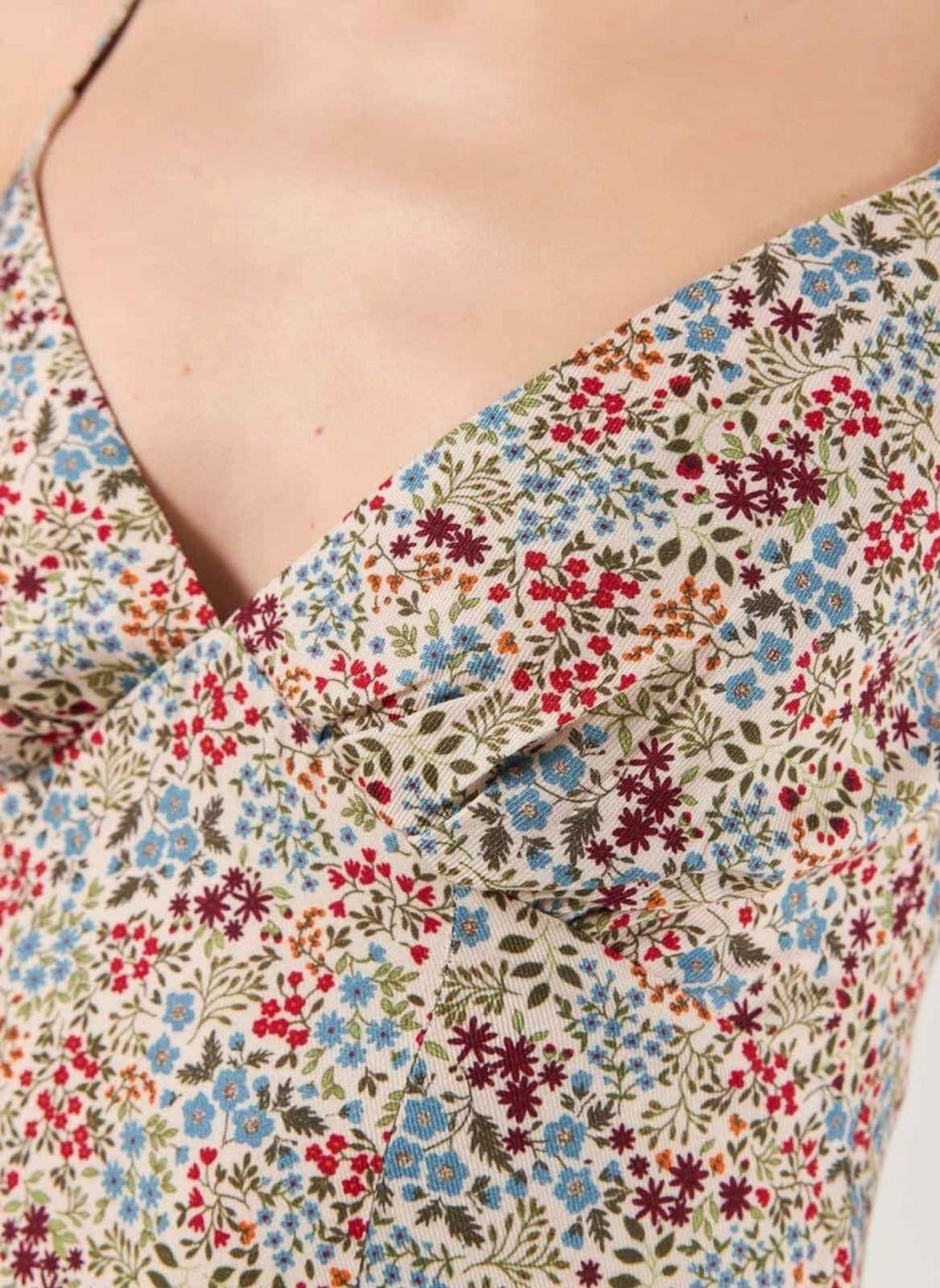 Vista 2 Vestido Midi Estampa Florida Youcom estampado