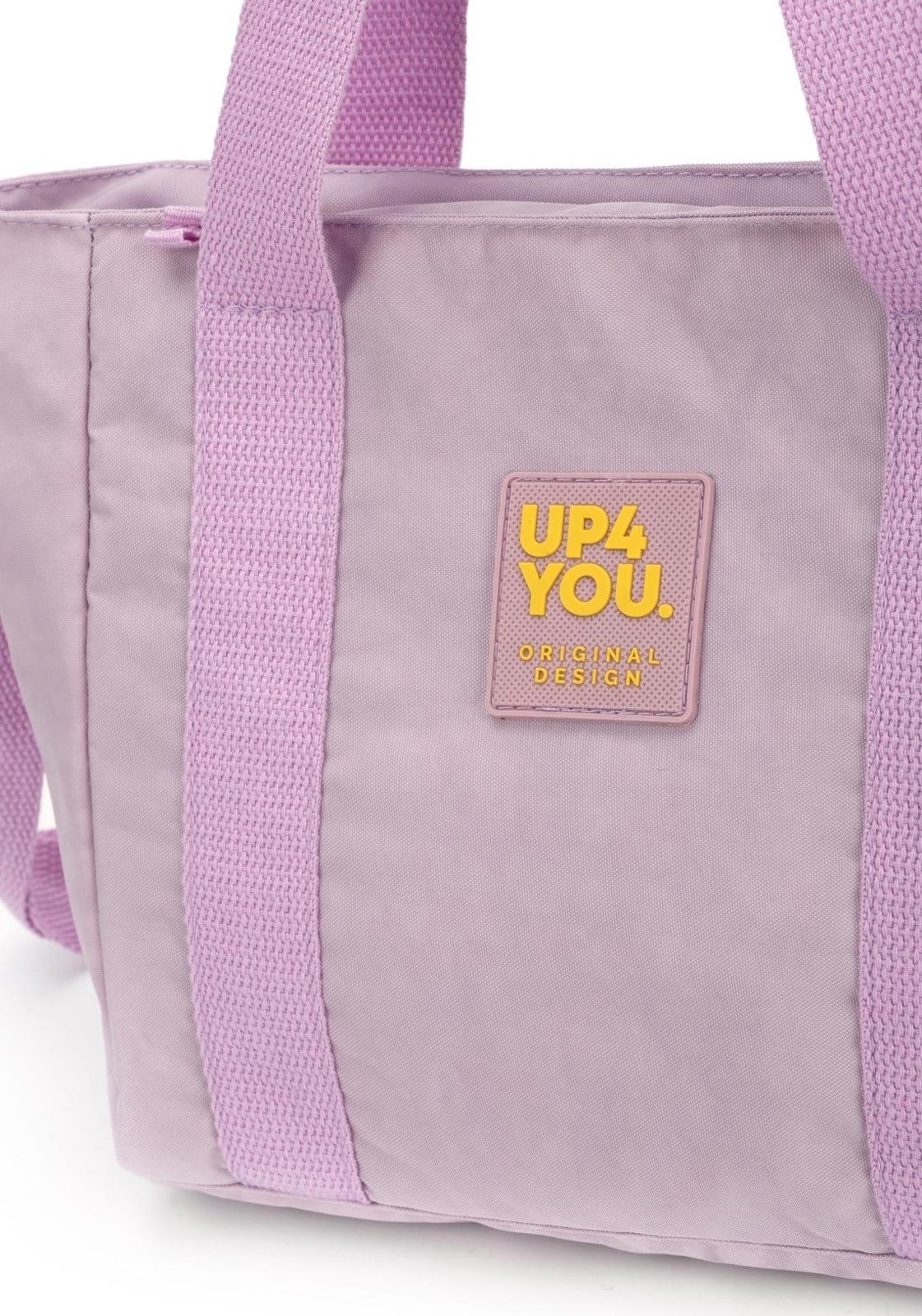 Vista 2 Infantil - Bolsa Tote Pequena Transversal Crinkle Let's Dance Up4you Up4you roxo