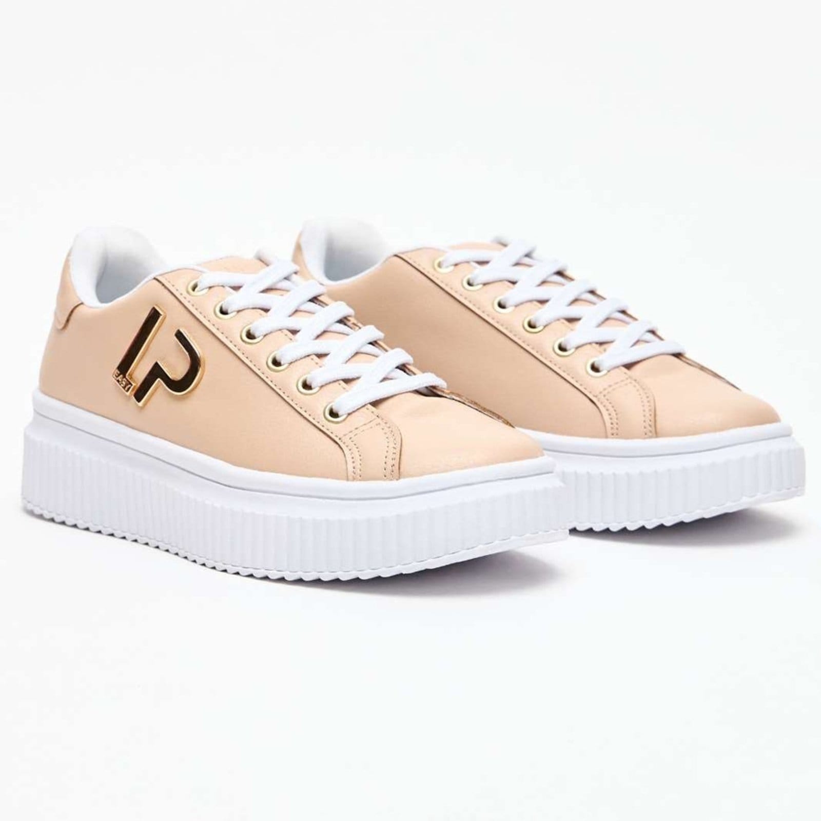 Vista 2 Tênis Easy Lança Perfume Metal In25 Feminino Easy Lança perfume bege